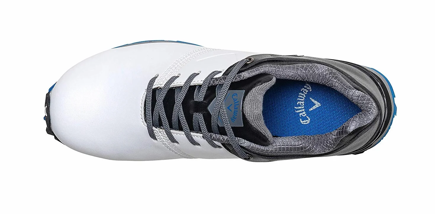 Callaway Apex Junior 2019 Zapato de Golf Unisex Niños Blanco/Negro 38 EU