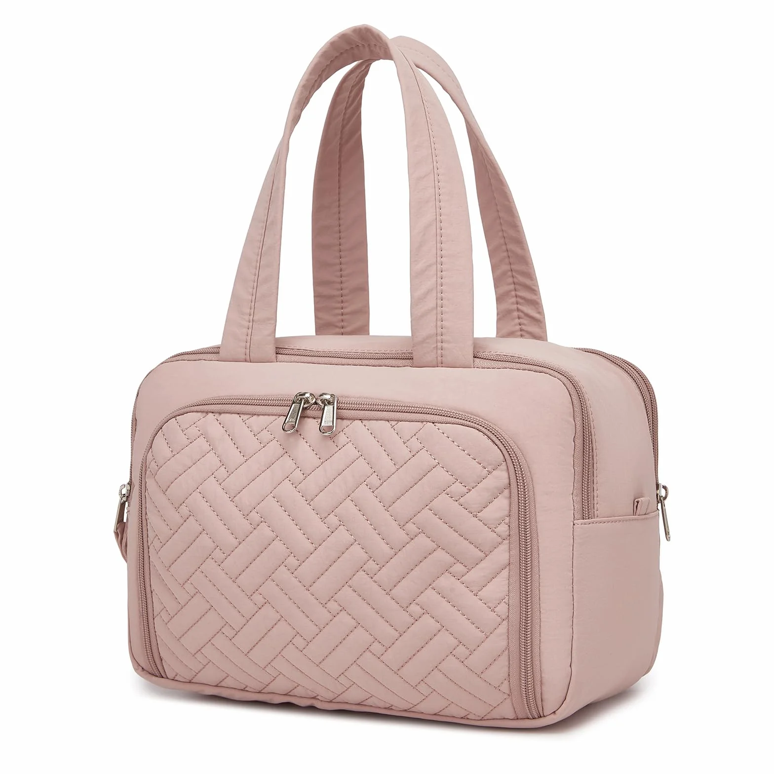 Kono Neceser Mujer de Viaje Grande Neceser Maquillaje Impermeable Bolsa de Aseo con Gran Apertura Organizador de Artículos de Tocador y Cosméticos