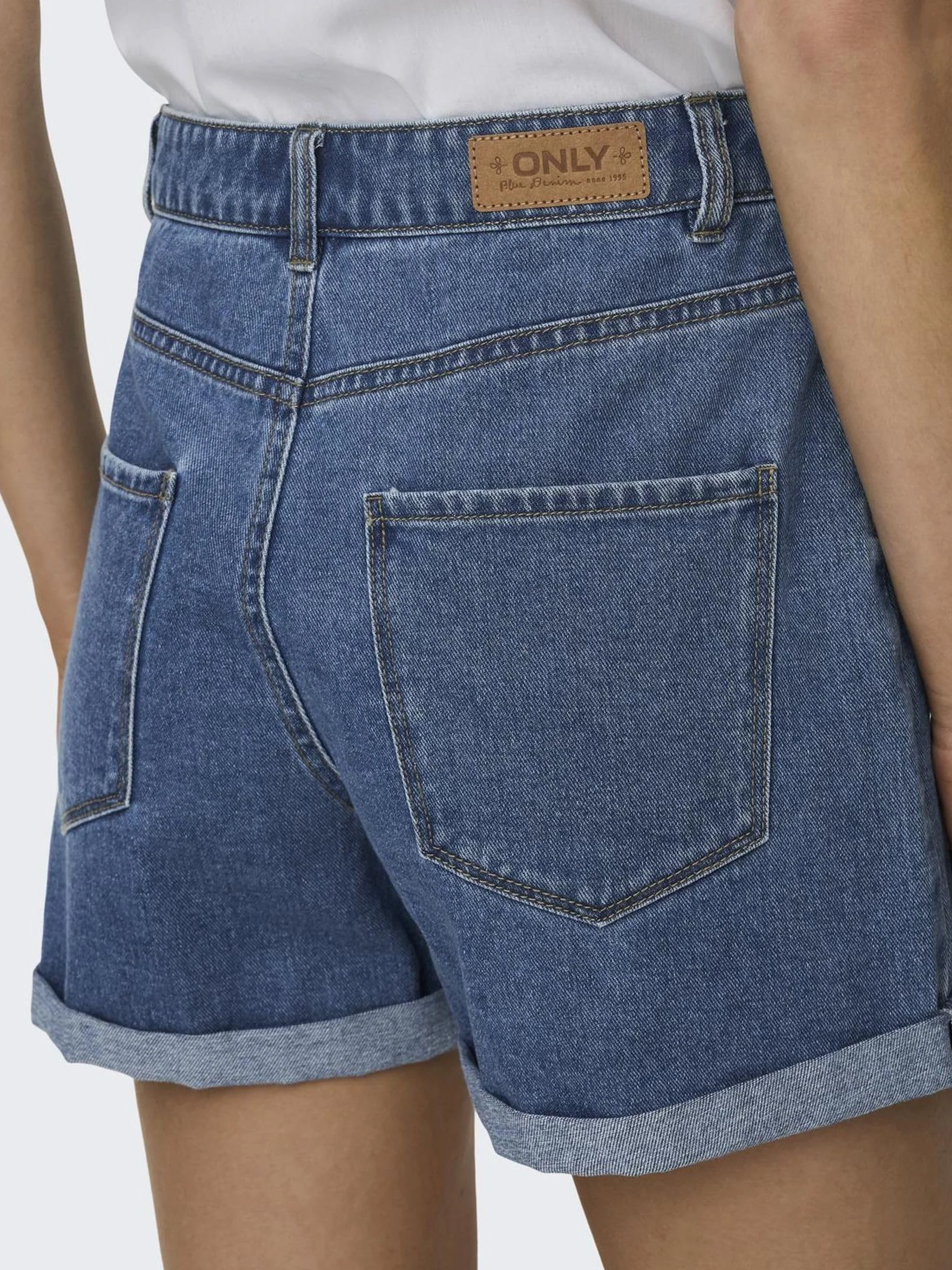 ONLY Denim Shorts High Waist Regular Fit