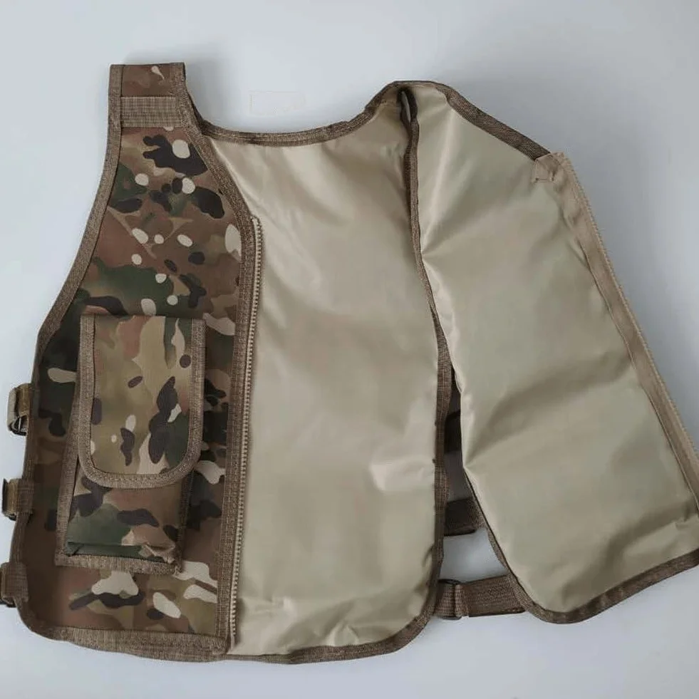 Chaleco Deportivo para Niños, Chaleco De Camuflaje, Chaleco Deportivo con Múltiples Bolsillos, Entrenamiento De Combate De Campo, Juegos Aire Libre
