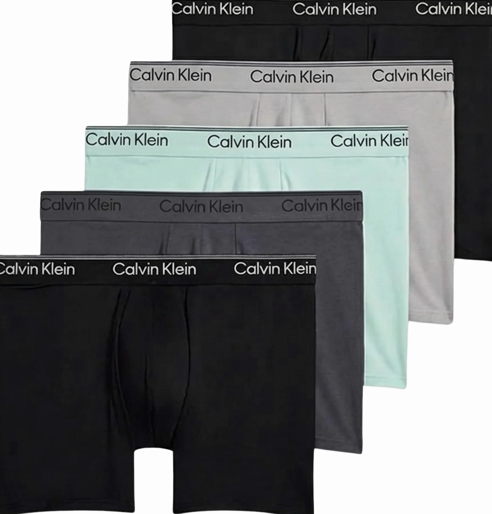 Calvin Klein Boxer Brief 5pk Lv00nb4413 Ropa Interior de Hombres Hombre (Pack de 5)