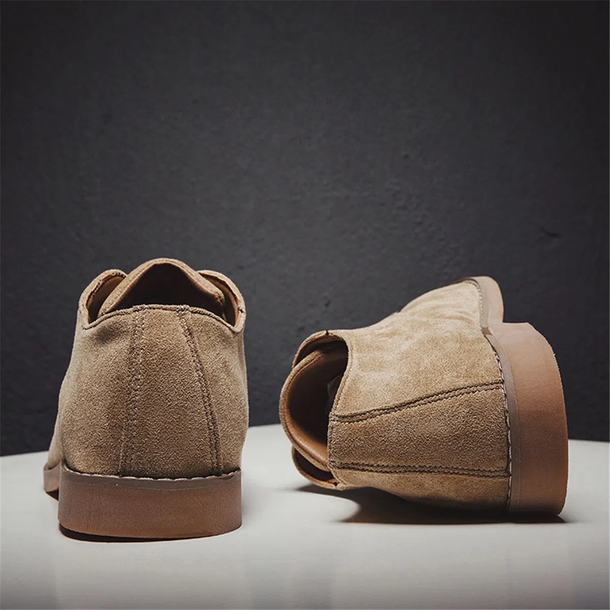 Zapatos de Verano, Pantuflas, Zapatos Casuales Ligeros, Suela Suave, Media Puntera, Zapatos con Estribo para Hombre