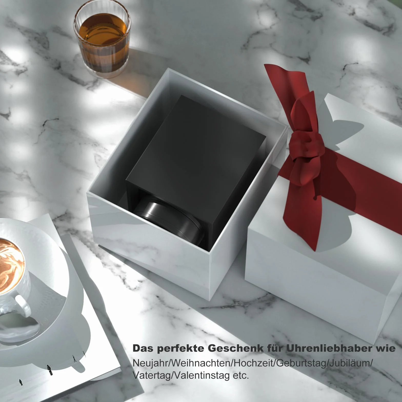 Caja giratoria para Relojes Individuales XTELARY 1 Reloj con Motores Mabuchi Pilas o Fuente de alimentación