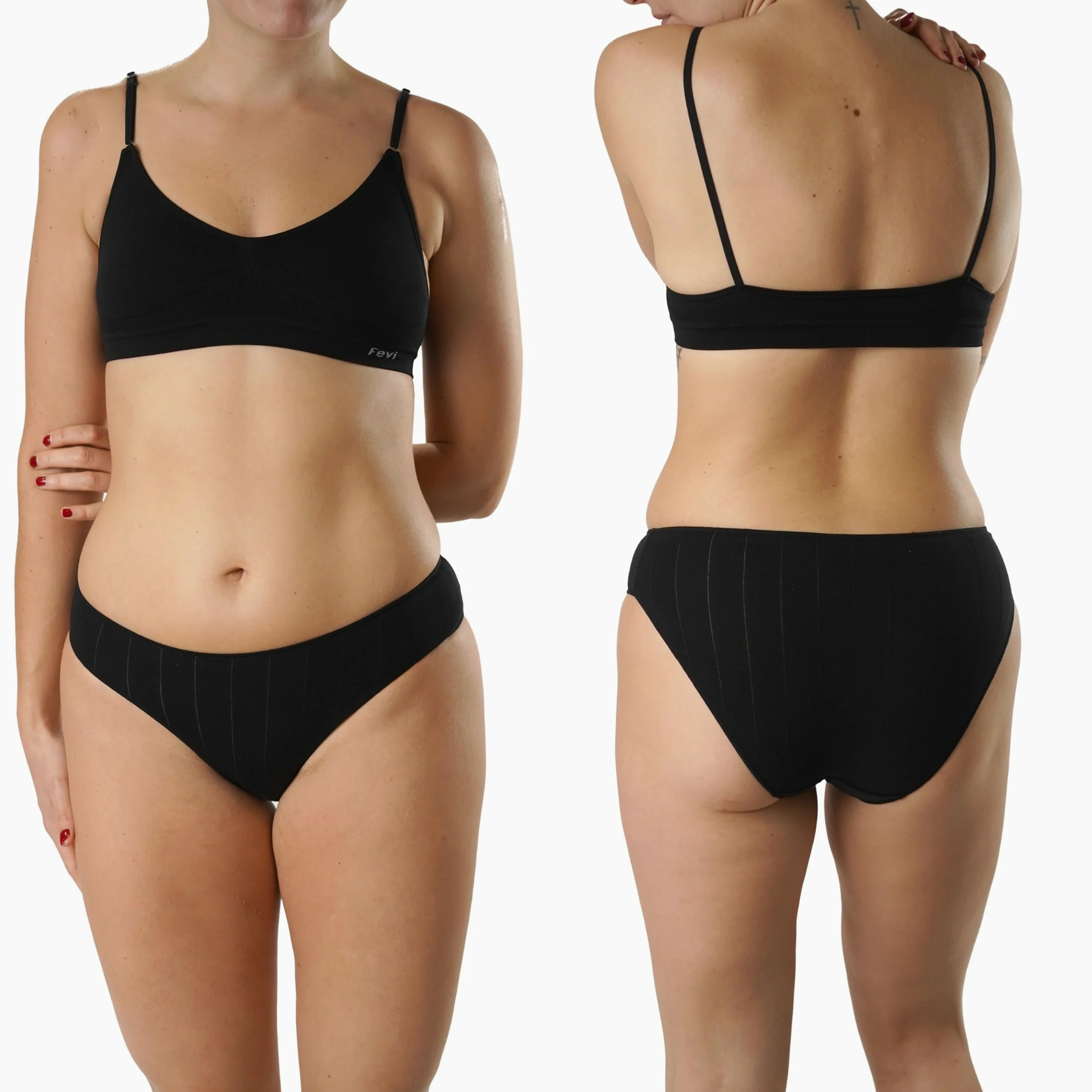 FEVI Pack 12 Braguitas Bikini de Algodón Mujer, Sin Costuras, Ropa Interior Cómoda, Suave y Elástica, Lencería Bragas Bikini Invisible