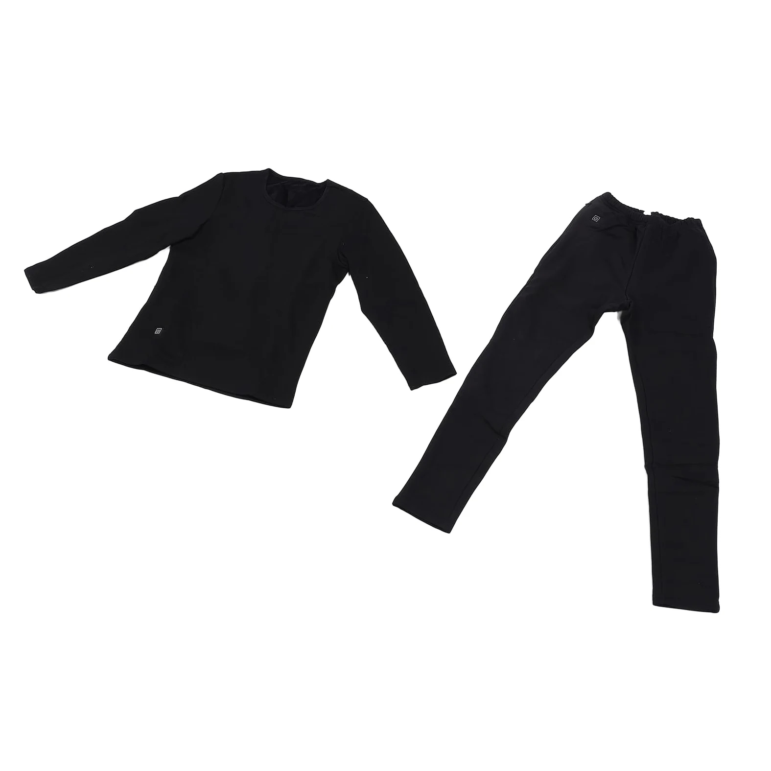 Conjunto de Ropa Interior Térmica con Calefacción para Actividades de Invierno Calentamiento Rápido y Tela Duradera de 5 V Negro M (Mujer)