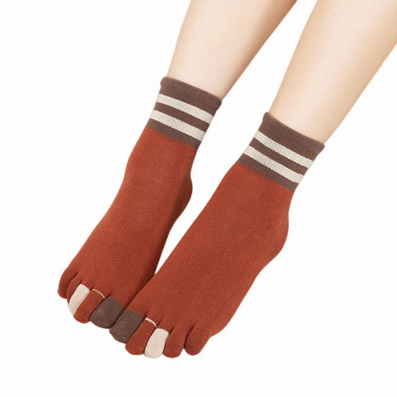 MOGSA Calcetines para mujer, 5 unidades, transpirables, suaves, cortos