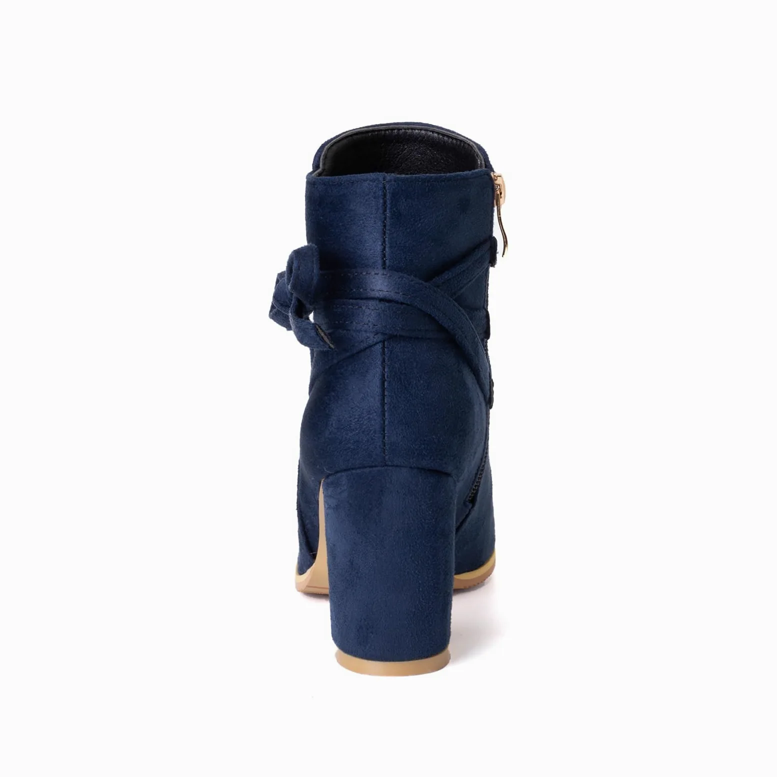 CUTEHEELS Botines de tacón grueso para mujer