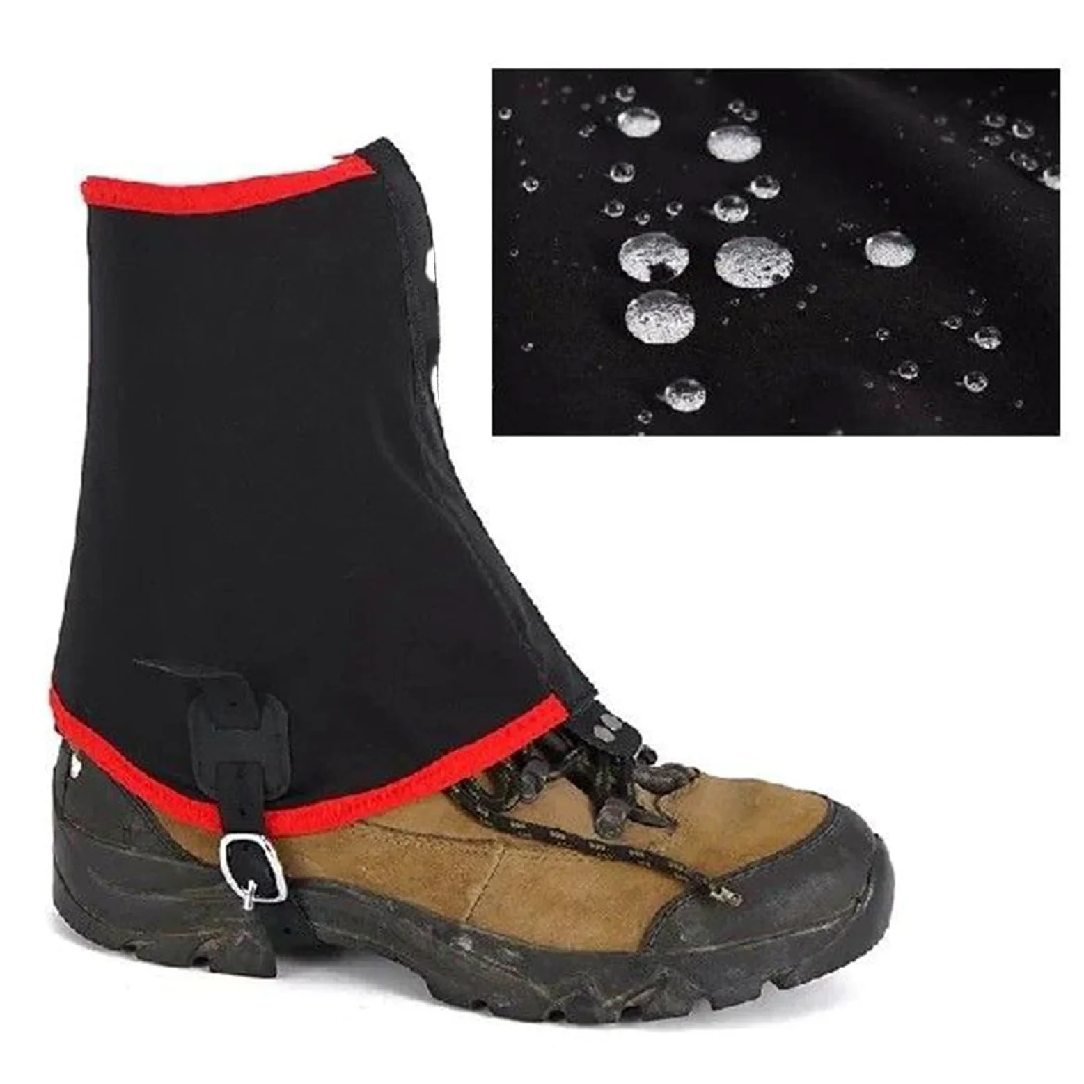 Las Polainas for piernas, Las Fundas for Zapatos for Exteriores Son Altamente elásticas y Resistentes al Desgaste, adecuadas for Escalar montañas, Escalar y Acampar.