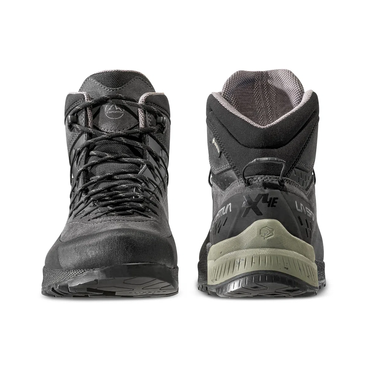 La Sportiva Tenis TX4 EVO Mid GTX Approach para hombre, Carbono/arcilla, 44.5 EU