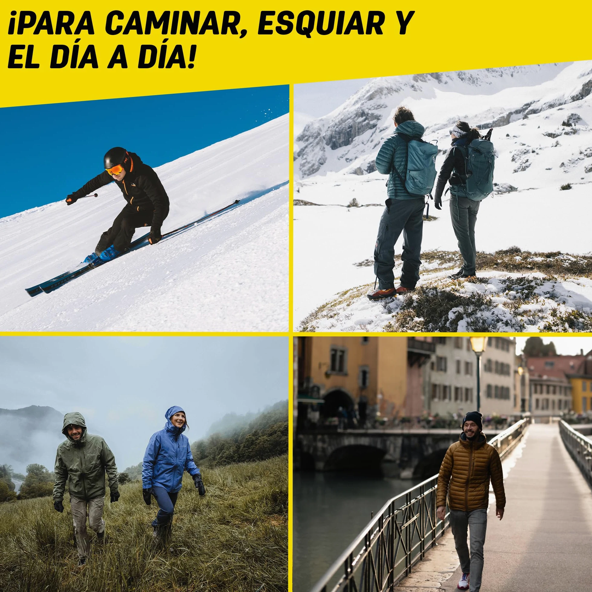 Sidas Plantillas de lana merina, Winter 3D, para esquí y actividades invernales, plantillas aislantes y cómodas (39-41)