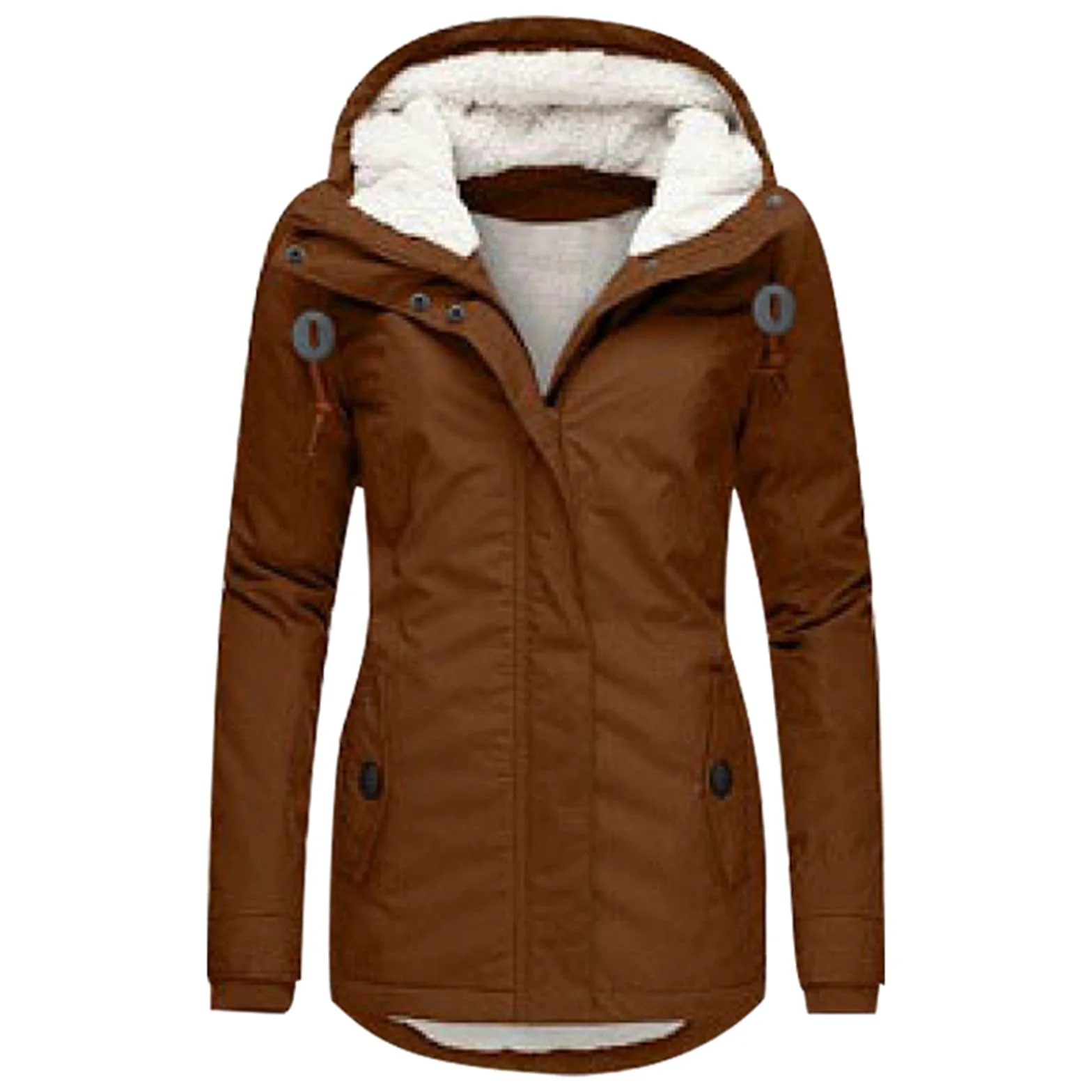 Genérico Chaqueta de plumón para mujer,Ropa Mujer Invierno Cremallera con Bolsillo abrigo acolchado plegable ligera color sólido bolsillos Running Funcional Chic Cazadoras casual cálido otoño e