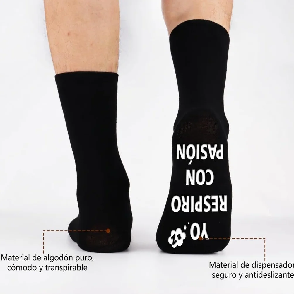 Rebundex Regalos Originales para Hombre Calcetines Divertidos Antideslizantes Divertidos Regalo Hombre Navidad Dia del Padre Cumpleaños San Valentín Padre Abuelo Novio