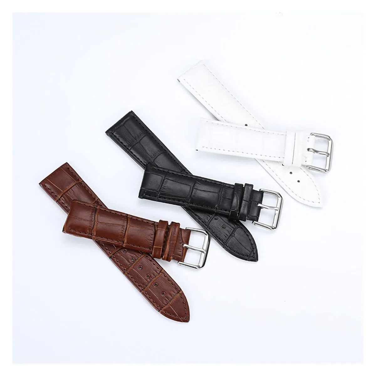 Correa de Reloj de Cuero de Repuesto, Correa de Cuero para Hombres y Mujeres, 12mm, 14mm, 16mm, 18mm, 19mm, 20mm, 21mm y 22mm