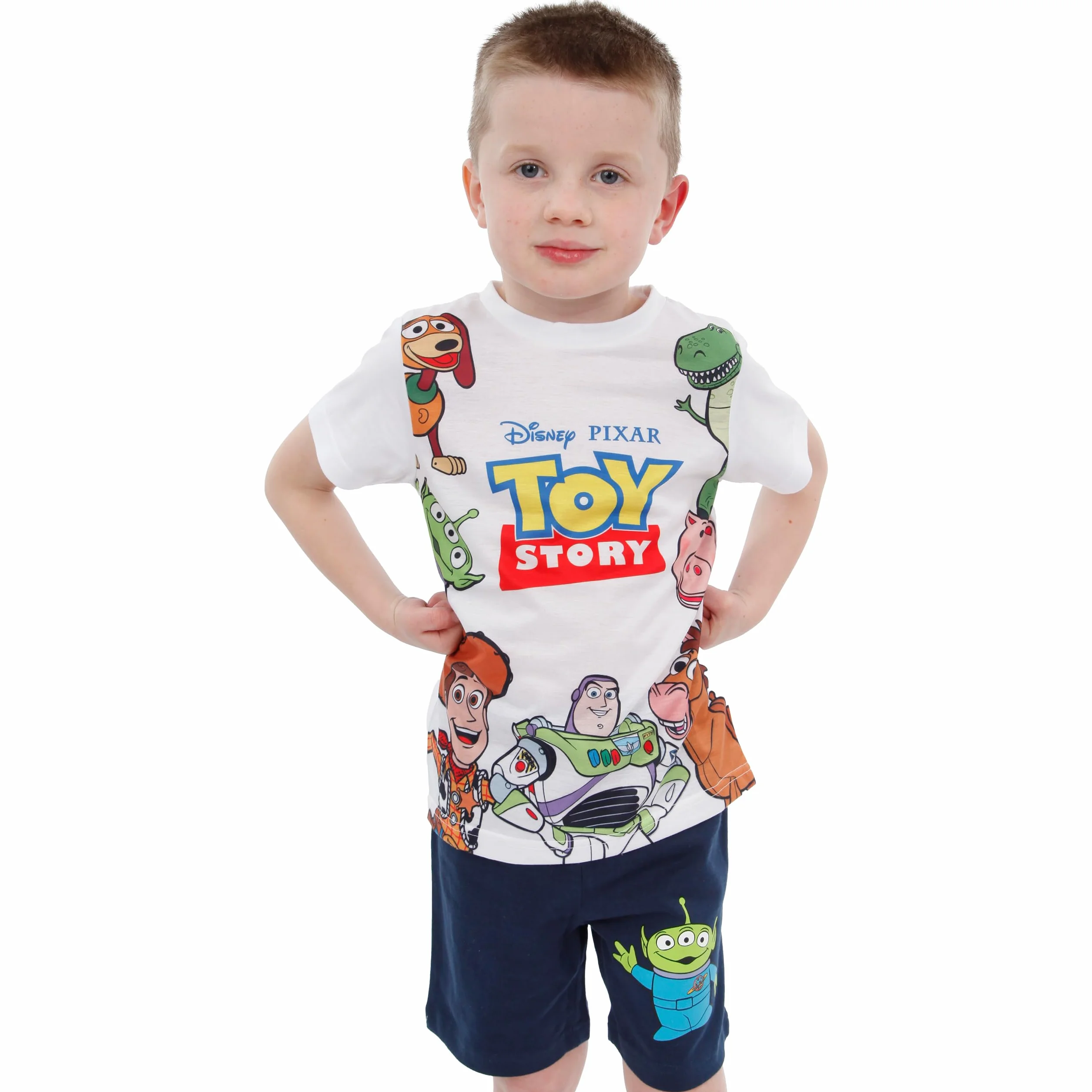 Disney Camiseta Conjunto de Top y Shorts para niños Toy Story