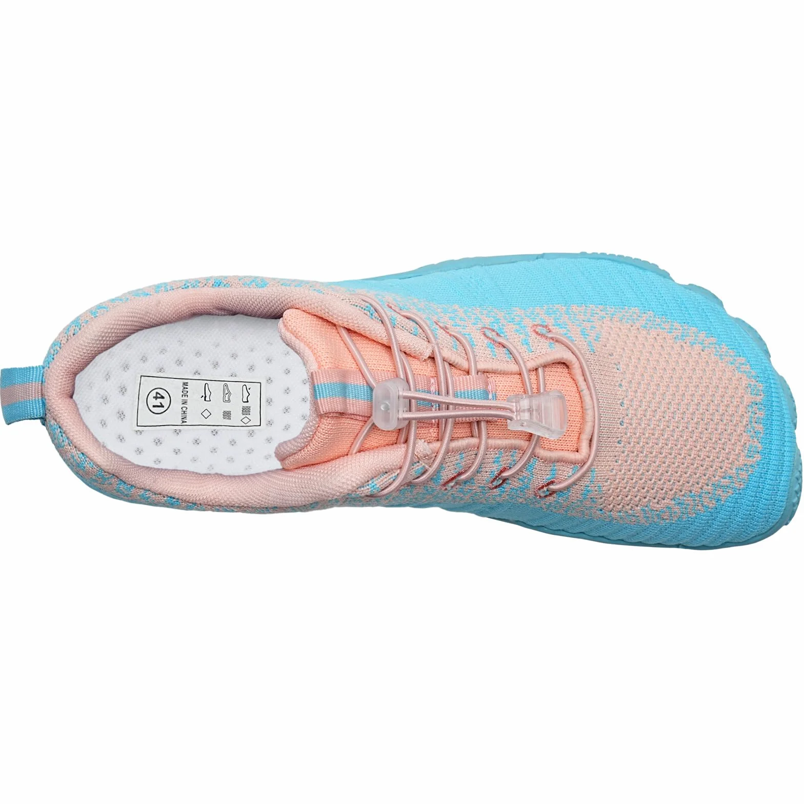 WateLves Zapatos de agua para hombre y mujer, calcetines de playa, transpirables, anchos, para nadar al aire libre, caminar, antideslizantes, para piscina, senderismo, kayak, buceo, surf, A-rosa/azul,