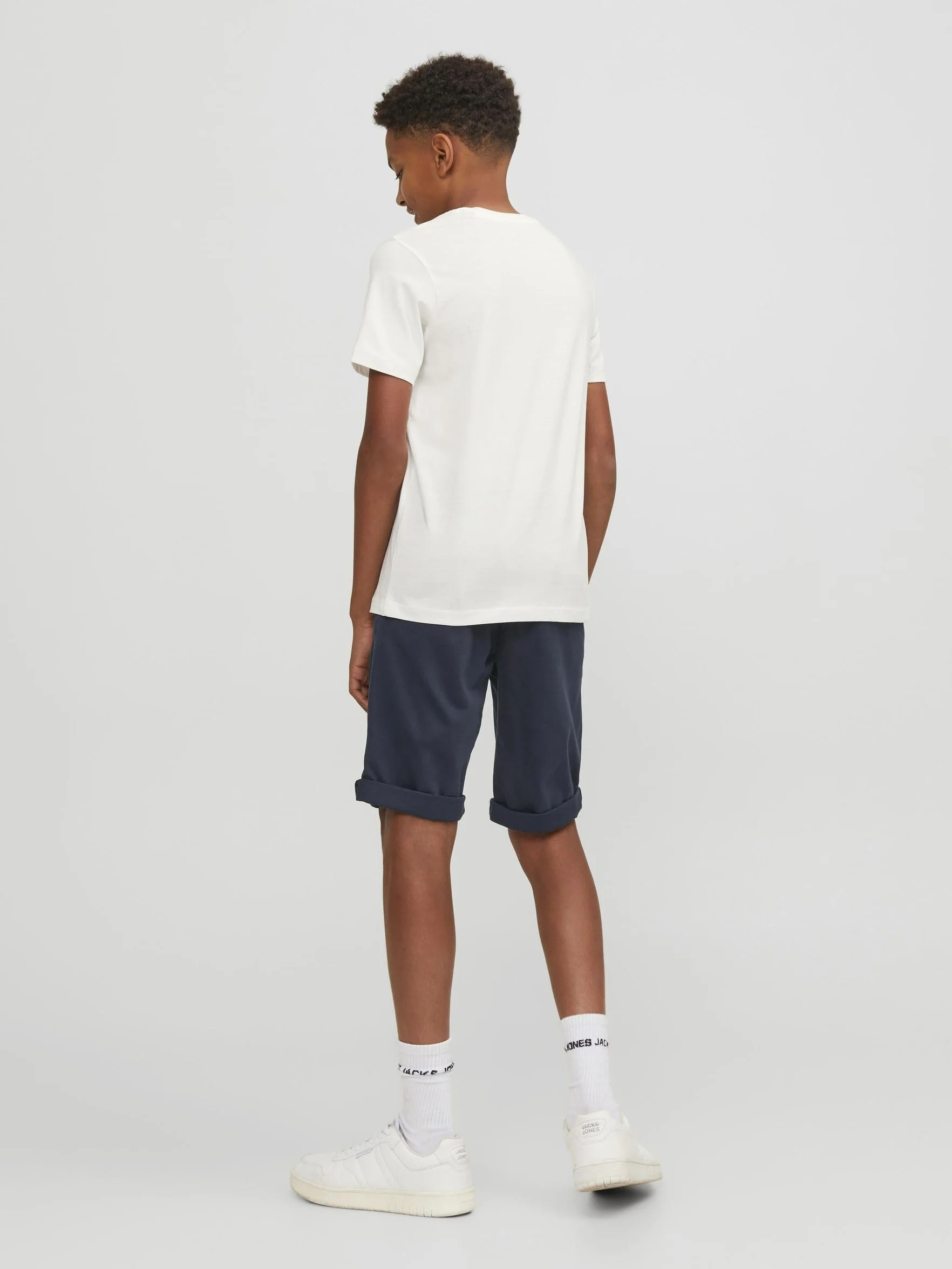 JACK & JONES Jjibowie Jjshorts Solid Sa Jr Bermudas para Niños