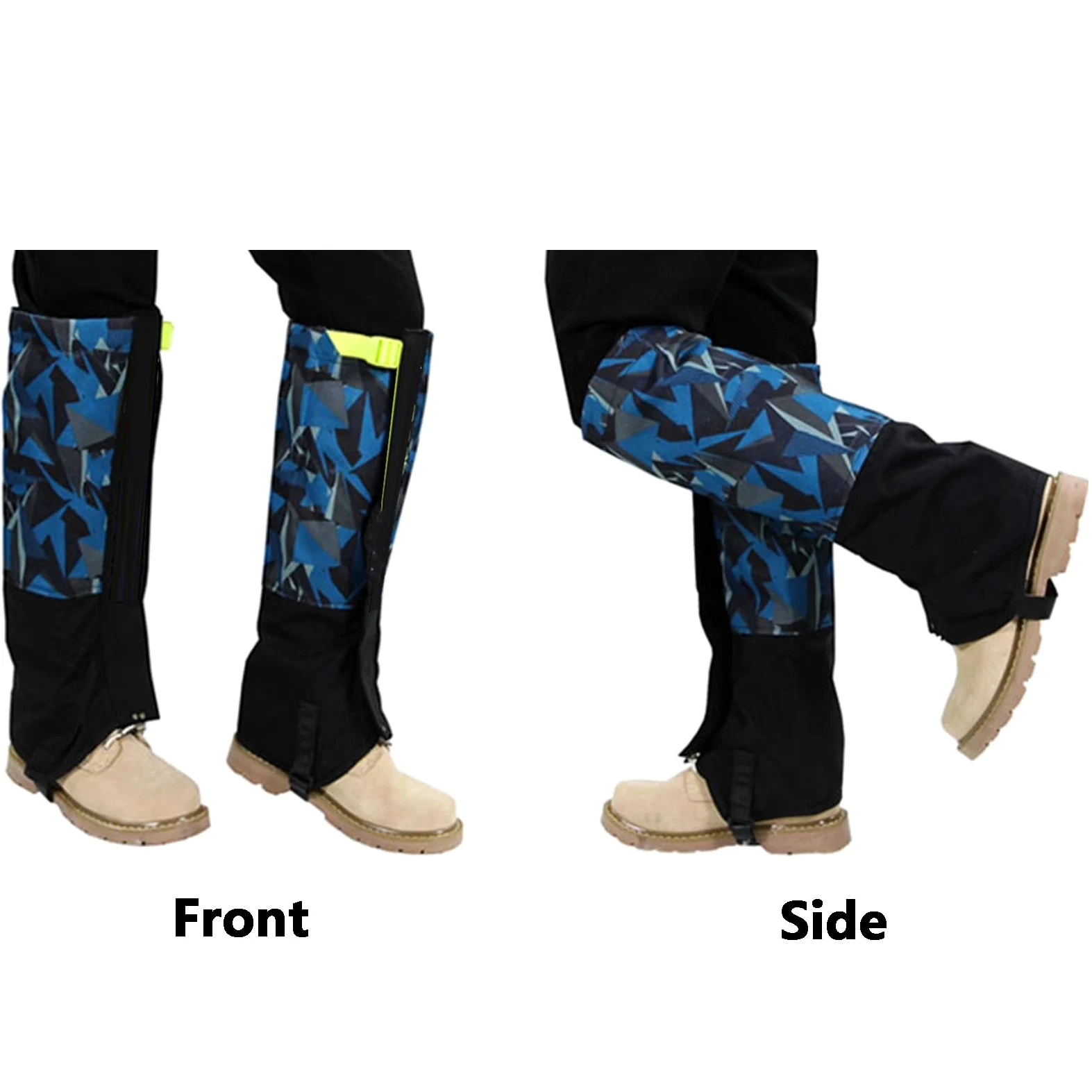 Polainas de Nieve, Polainas Ligeras y Ajustables, for Senderismo al Aire Libre en Barro,y Nieve, Caza, Escalada o esquí, Unisex(Multi-colored1)