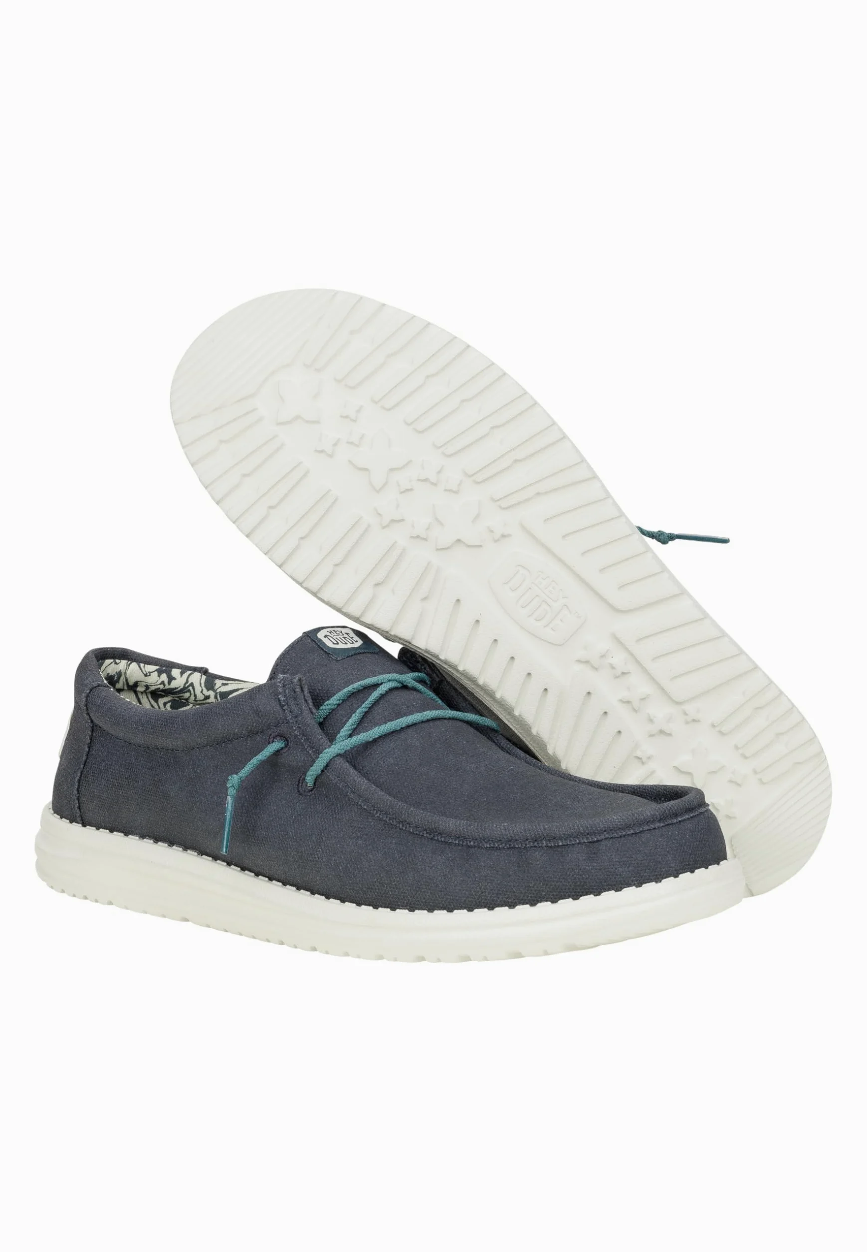 Hey Dude Wally Waxed Canvas - Zapatos Estilo Mocasín para Hombre