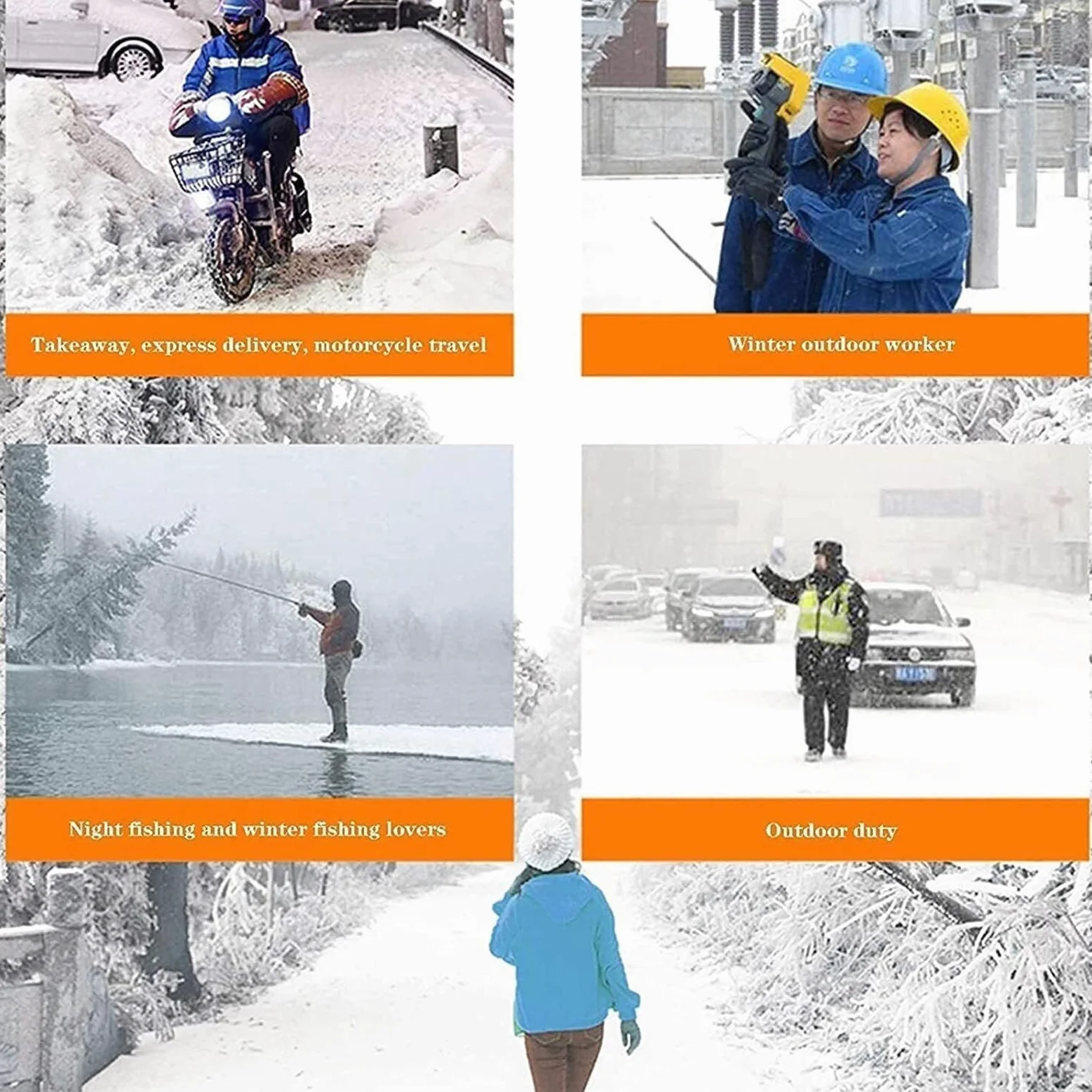 Guantes térmicos para Mujeres, Hombres, Guantes térmicos de Invierno, Pantalla táctil Guantes de Mano cálidos para Deportes al Aire Libre, Motocicleta, esquí, Acampada, Senderismo,
