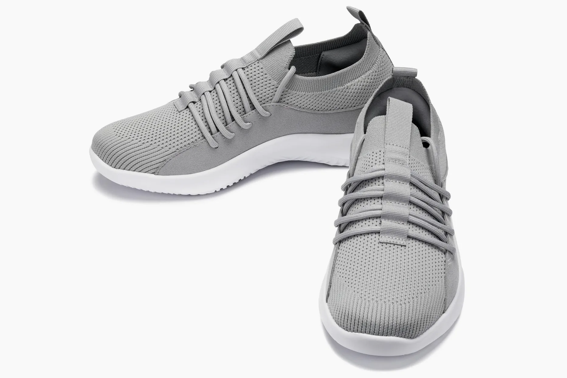 CALTO Zapatos de elevación invisibles para hombre con aumento de altura - Zapatillas deportivas ultraligeras - 2.4 pulgadas más altas