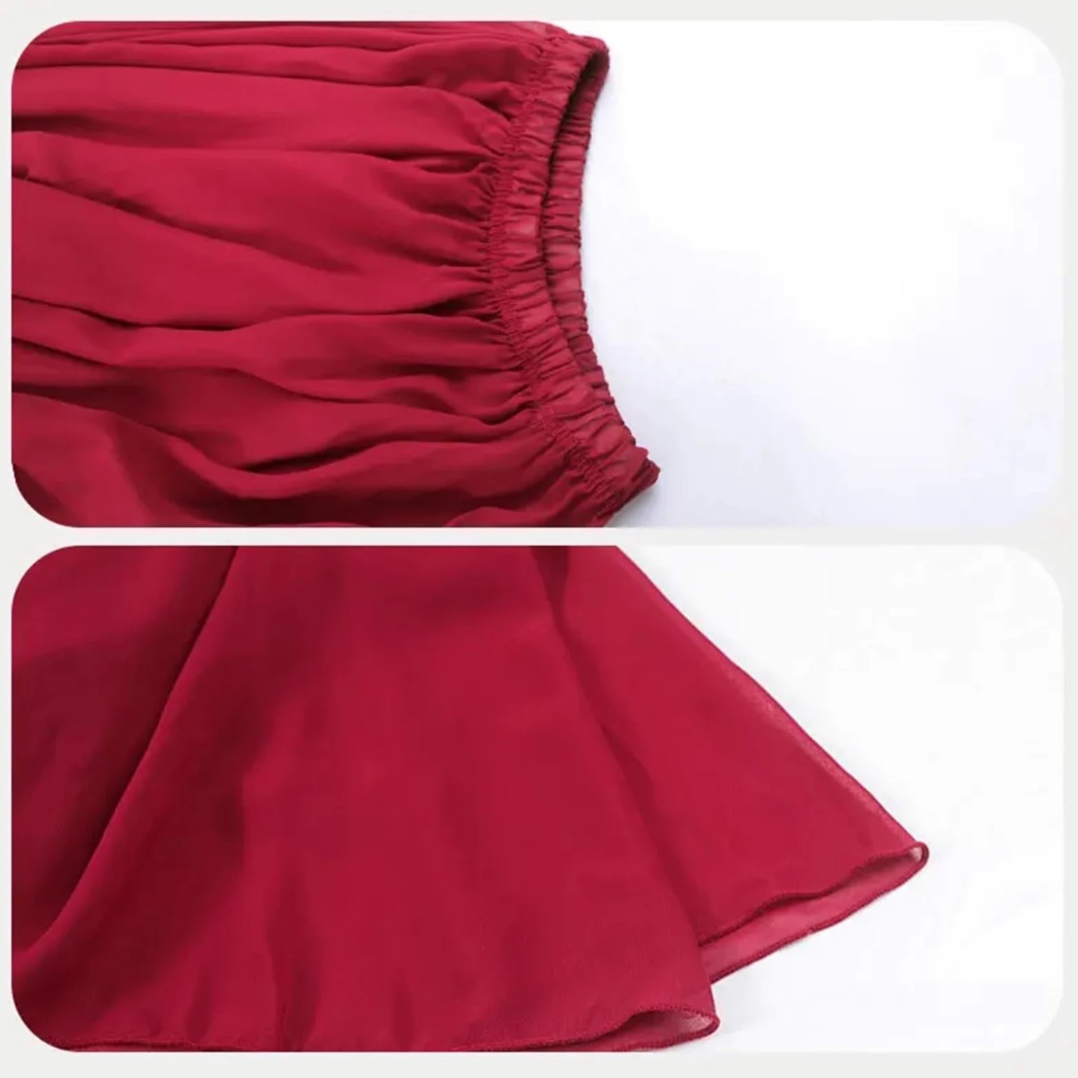 Falda Ballet Mujer Falda de Ballet Larga de Gasa for Mujer, Falda de Baile, tutú, Trajes de Baile de Ballet, Falda Larga for Adultos for Bailar(White 540 Degree,L)