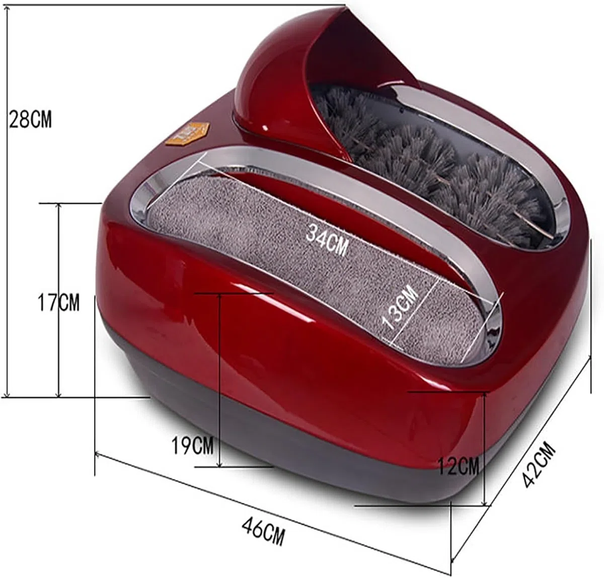 Máquina automática de limpieza y pulido de suelas de zapatos con interruptor de sensor inteligente, no necesita cubiertas de zapatos, perfecta para hoteles y uso comercial
