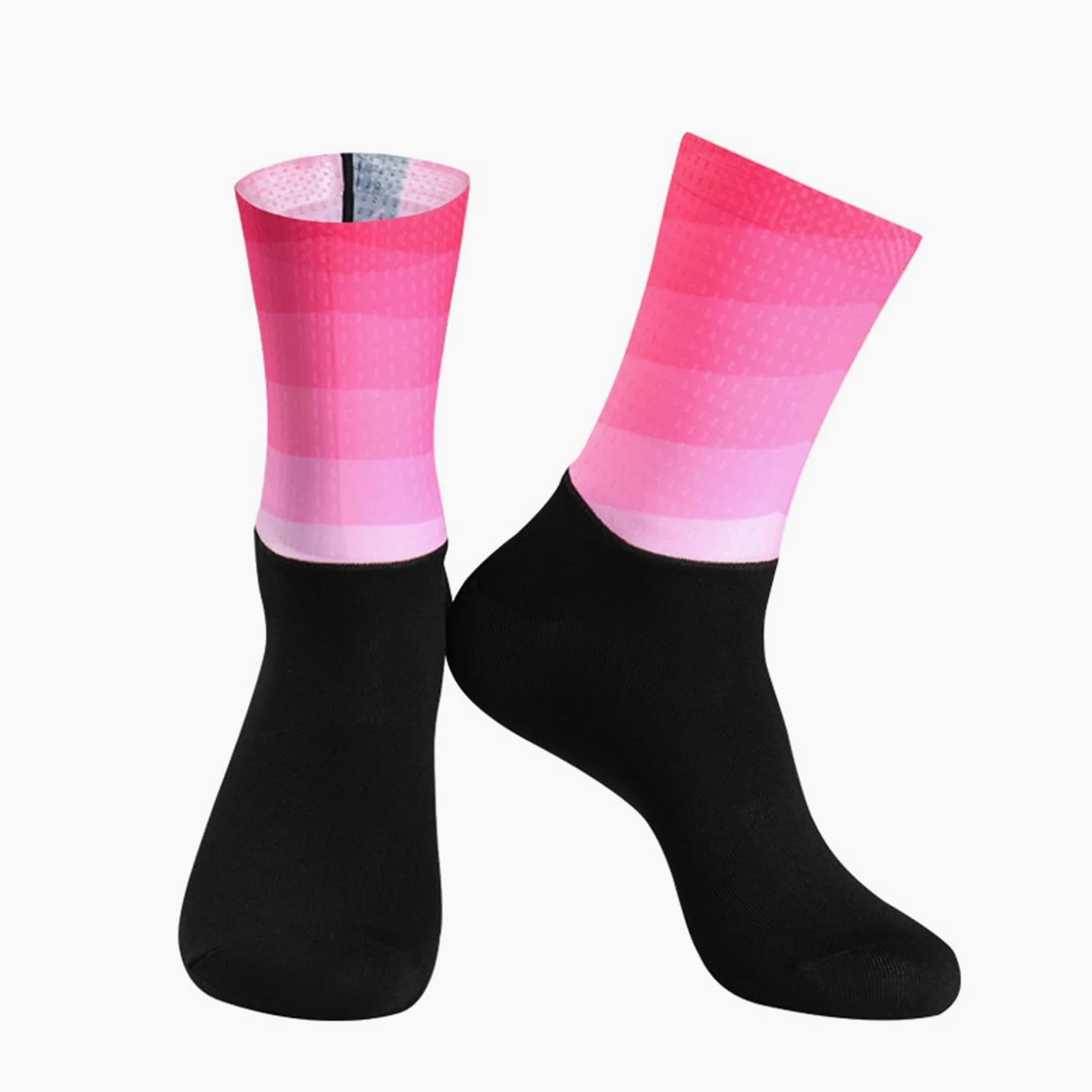 Sport Anti resbalón Silicona sin Fisuras Moldeo Integral de Alta tecnología Ciclismo de Alta tecnología Calcetines Transpirables Bicicleta Bicicleta Carreras Calcetines Deportes Calcetines