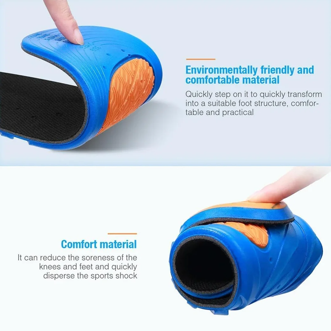 Plantillas de gel hombre trabajo transpirables cómodas talla 40-45 para calzado deportivo