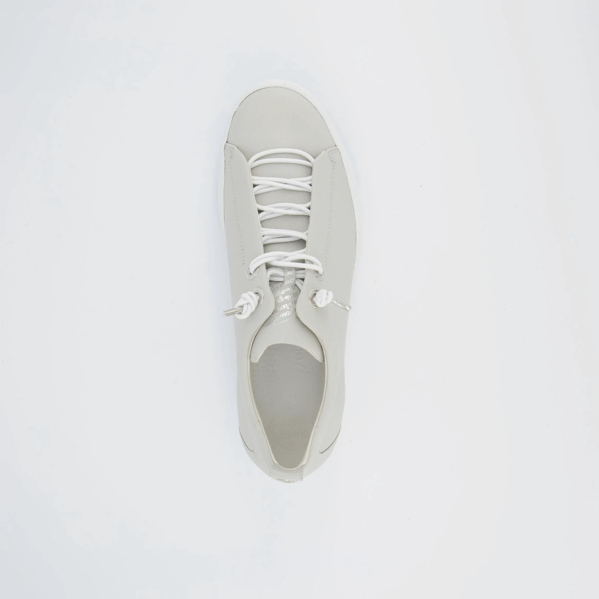 Paul Green Zapatillas 5017-367 Cuero Liso Gris Mujer