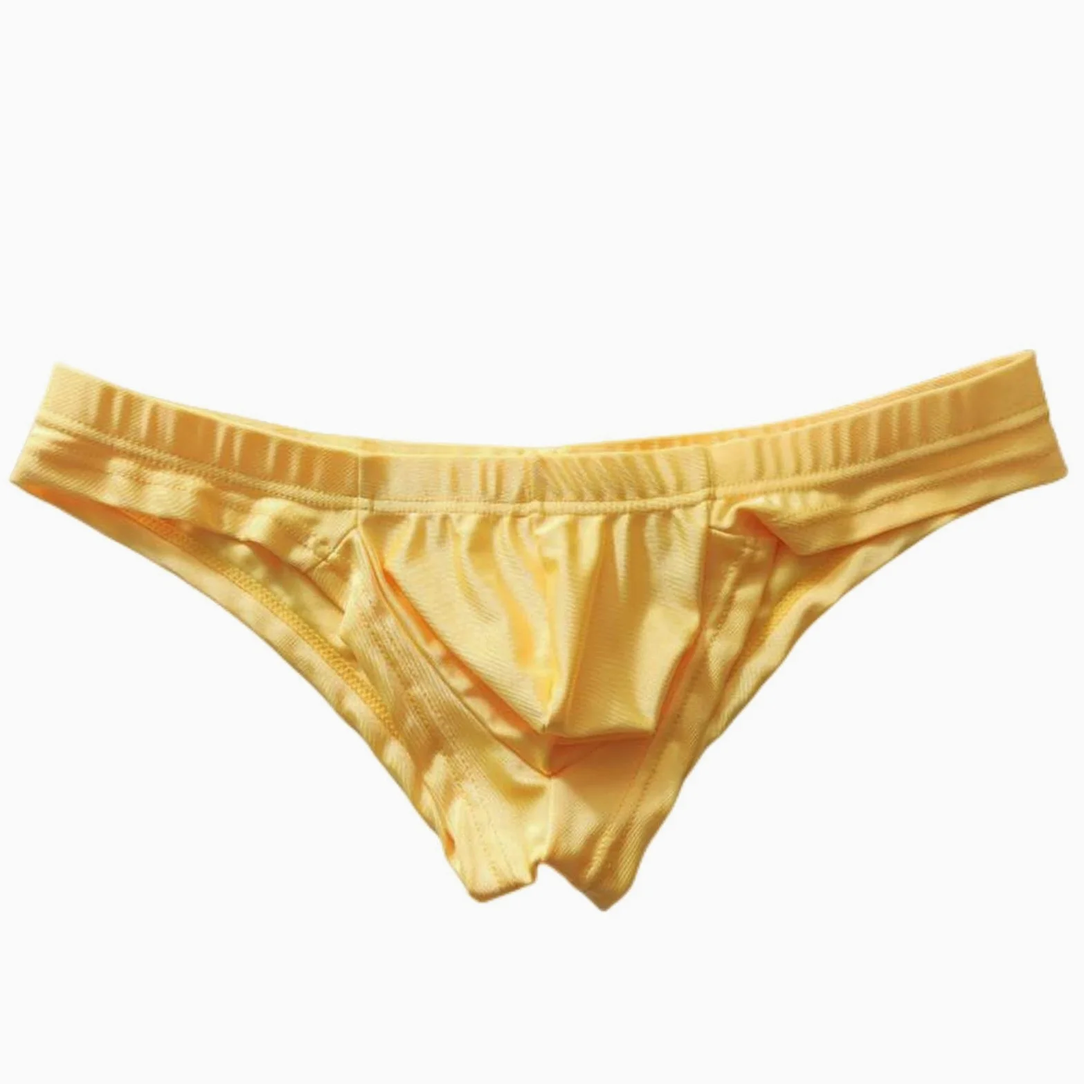 Ropa Interior Masculina Calzoncillos Lisos Y Suaves para Hombres, Calzoncillos De Cintura Baja, Bikini De Secado Rápido, 3 Paquetes