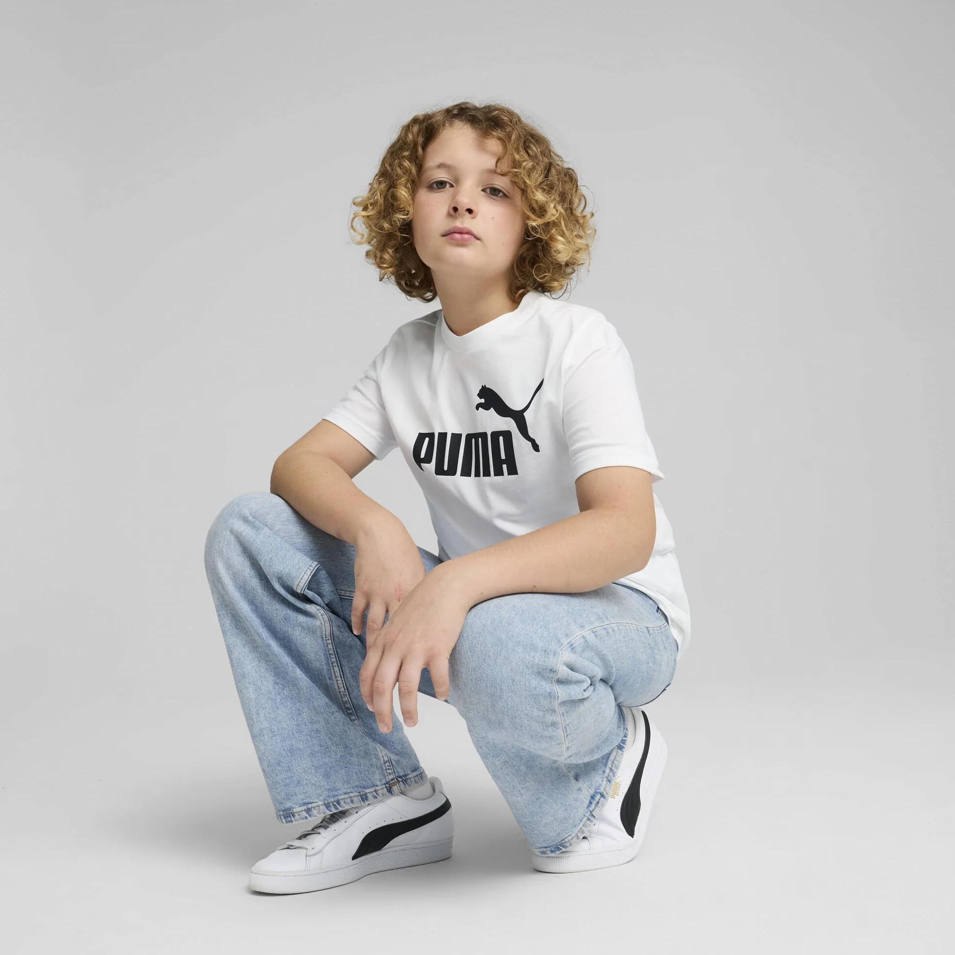 Puma ESS Logo tee B Camiseta Niños Pack de 1