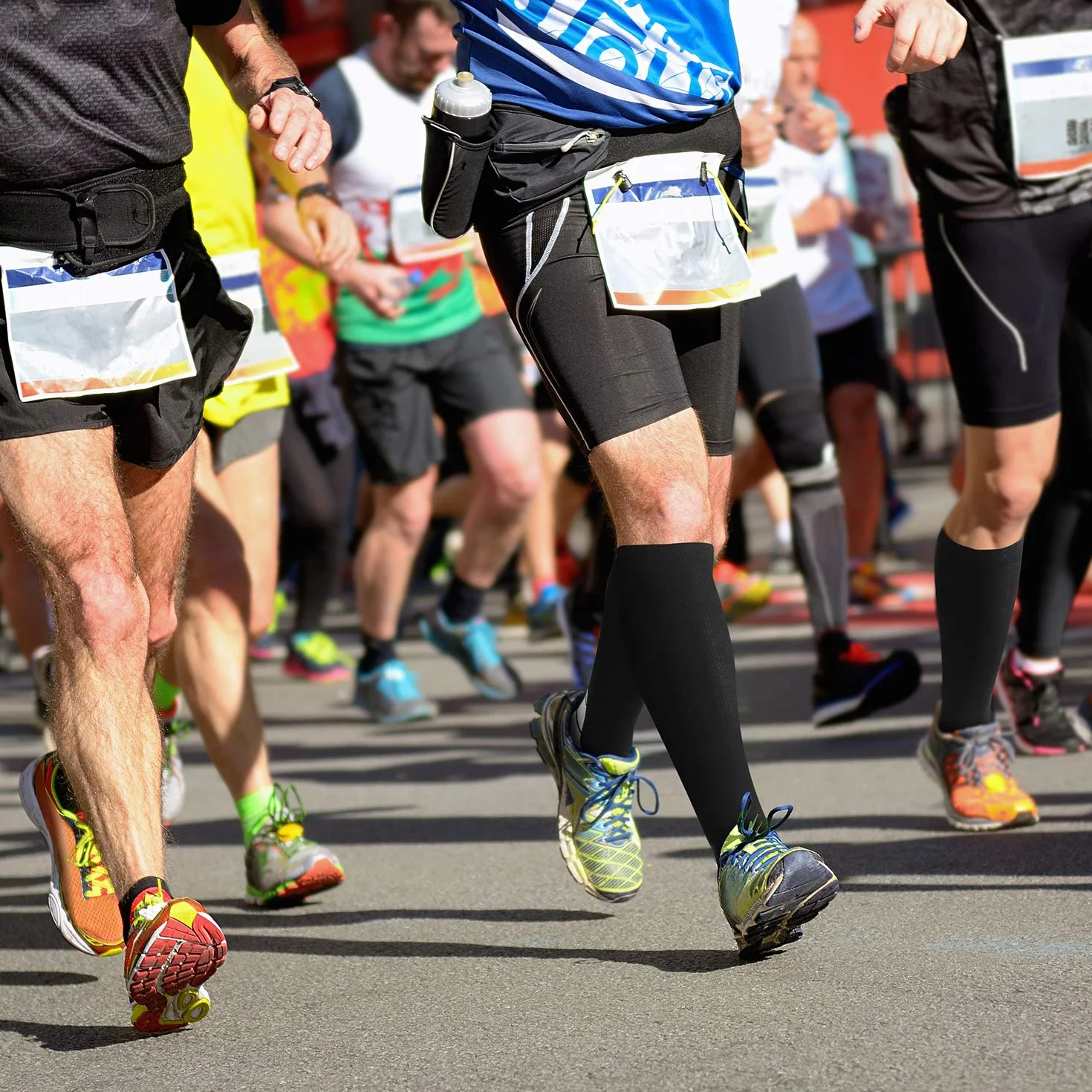 Calcetines de Compresión para Hombres y Mujeres Running Deporte Correr