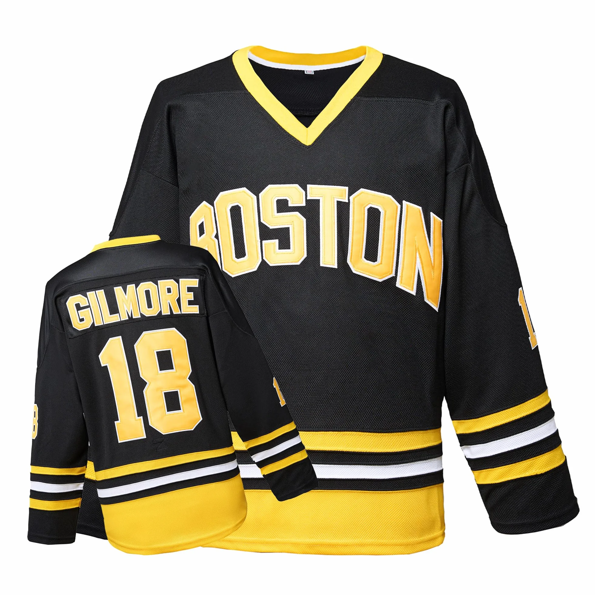 TRIVINKIN Happy Gilmore 18 Adam Sandler 1996 - Camiseta de hockey sobre hielo, color negro