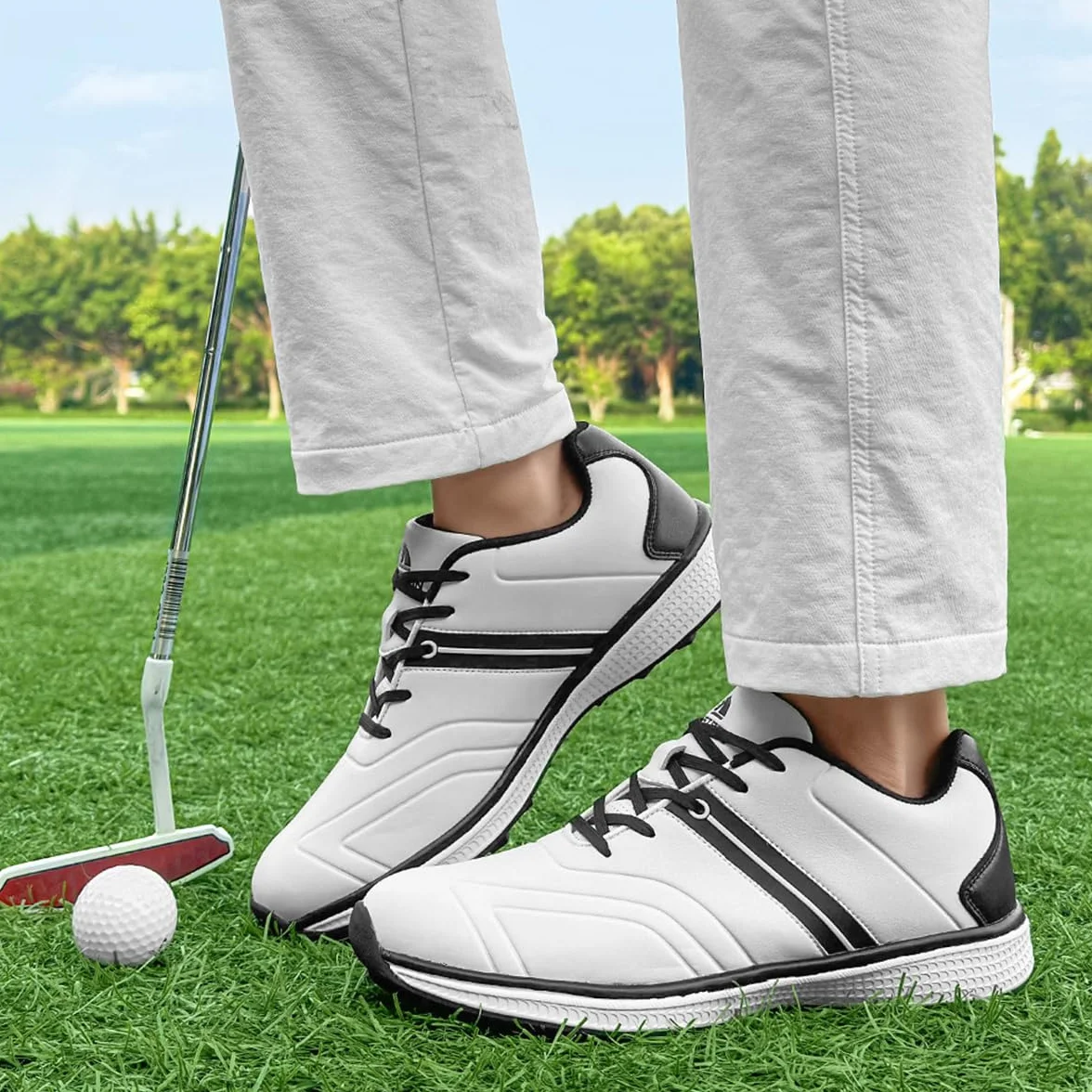 Zapatos De Golf para Mujer, Calzado Ligero Impermeable para Caminar, Zapatillas Deportivas De Moda Atlética Antideslizantes