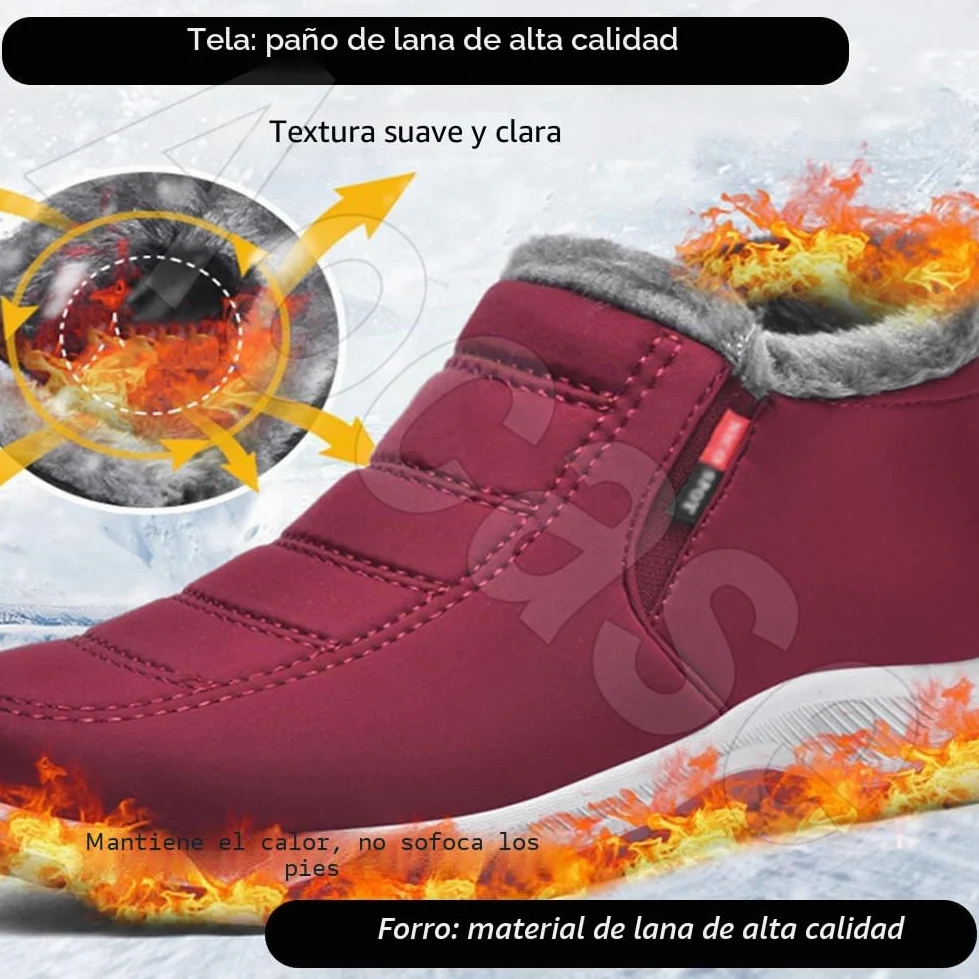 Zapatos Extra Ancho Mujer Invierno Cálidas Zapatos Especiales para Juanetes Mujer de Osteoartritis Zapatos Ancho Especial para Pies Delicados Antideslizantes y Cómodos,Negro,41/255mm