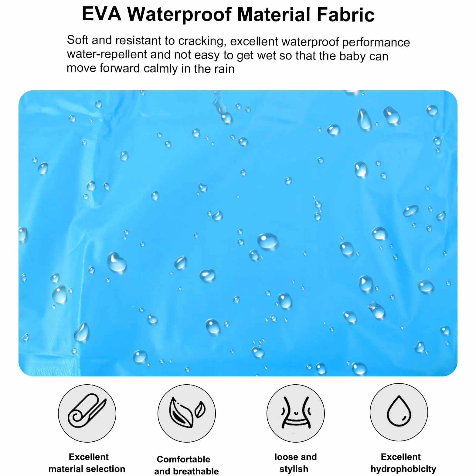 2 Piezas Chubasquero para Niños, Espesar EVA Chubasqueros Impermeable Chaquetas de Lluvia para Niños Niñas Chubasquero Lluvia Reutilizable con Capucha Capa de Lluvia Poncho de Lluvia (Rosa+Azul)