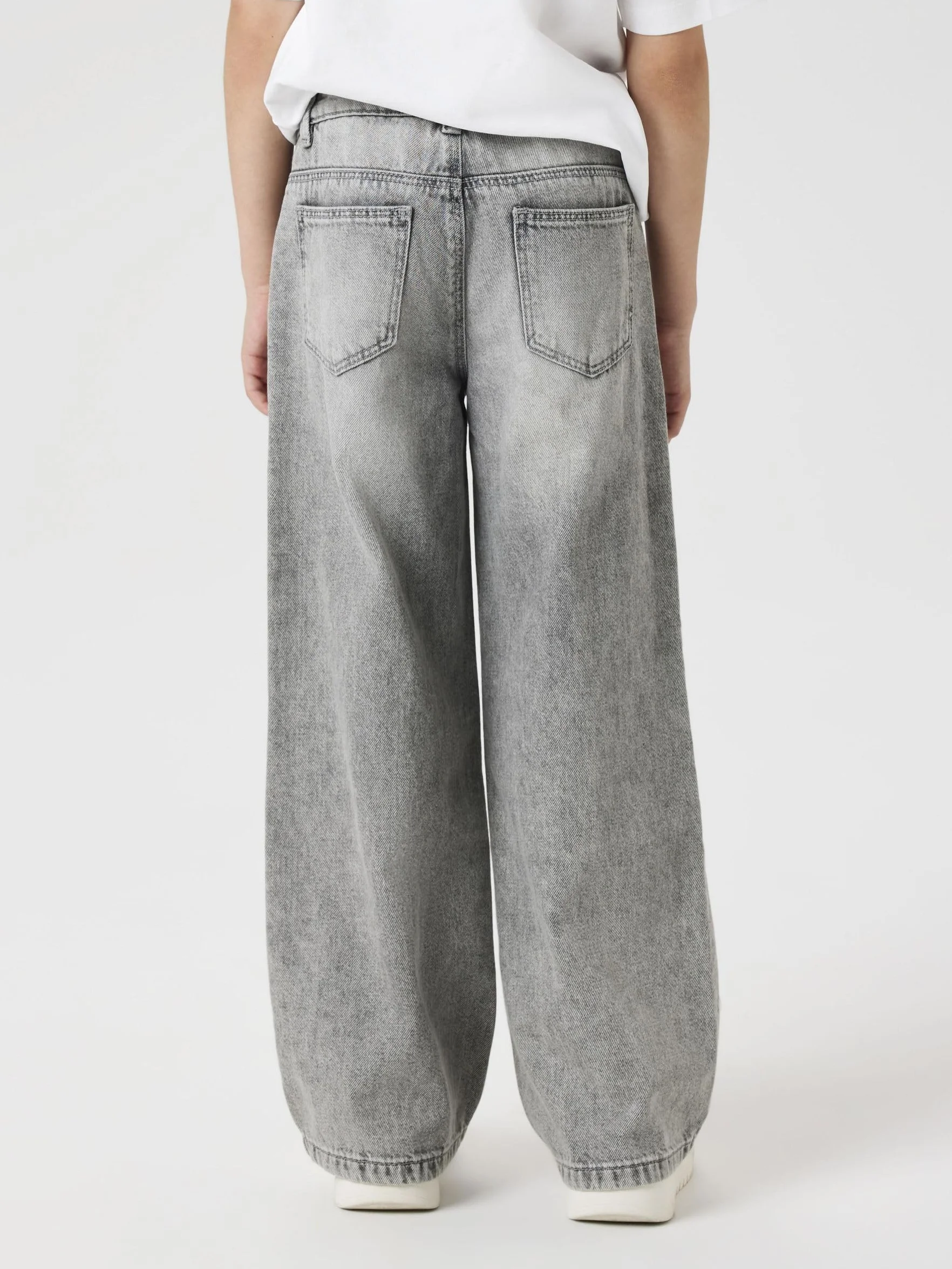 Name IT Nkfrose Wide Jeans 5529-be Noos - Vaqueros Anchos Niñas