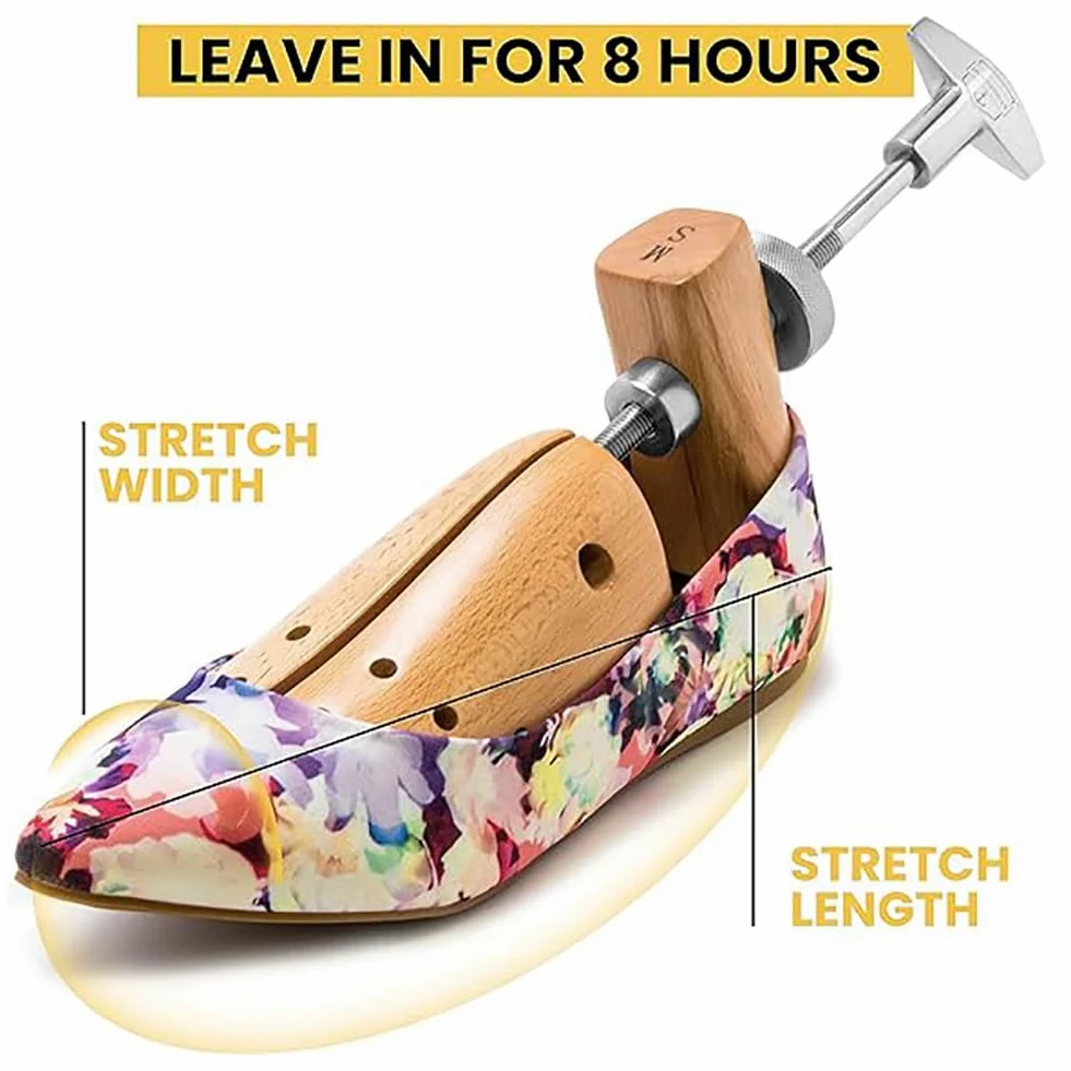 Horma Ajustable De Madera Maciza, Horma Unisex con Partes para Juanetes Y Callos, Expansor De Horma De Madera, Adecuado para Zapatos De Cuero Y Zapatos Planos,48 to 50