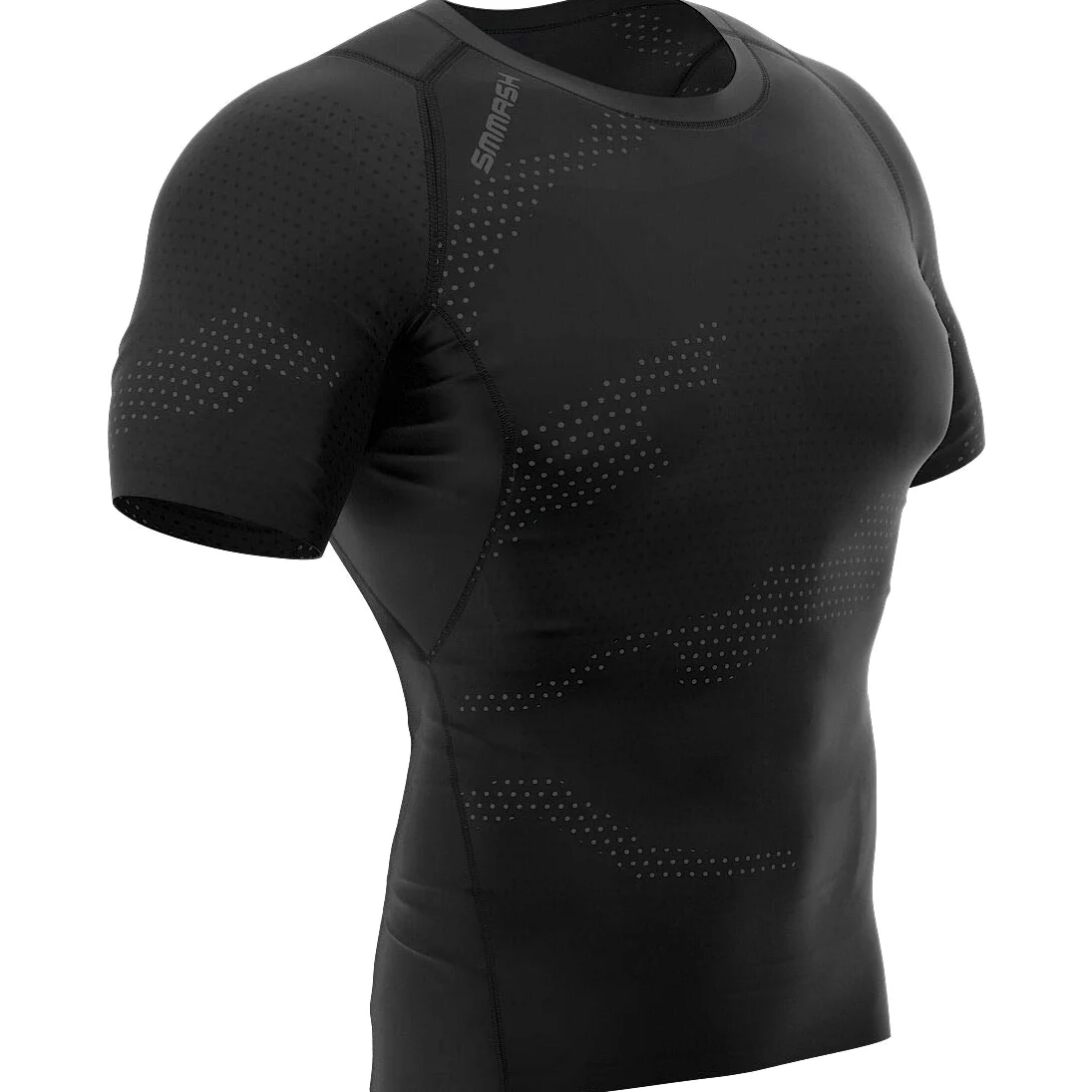 SMMASH Cross20 Camisetas Compresión Deporte de Manga Corta para Hombre, Gimnasio, Formación, Crossfit, Material Transpirable y Antibacteriano