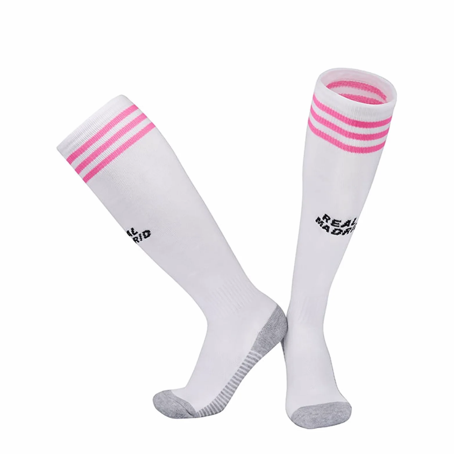 Calcetines de fútbol de tubo largo calcetines de baloncesto resistente al desgaste de la rodilla de nylon calcetines deportivos de la rodilla de sudor absorbente for correr calcetines de ciclismo calc