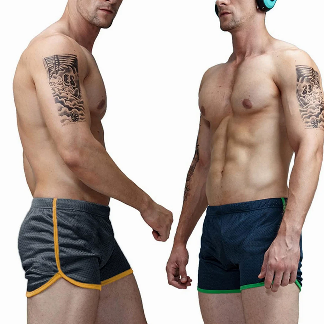 AIMPACT Pantalones Cortos Deportivos de Malla de Secado rápido para Hombre, Pantalones Cortos de Entrenamiento, Pantalones Cortos de Verano
