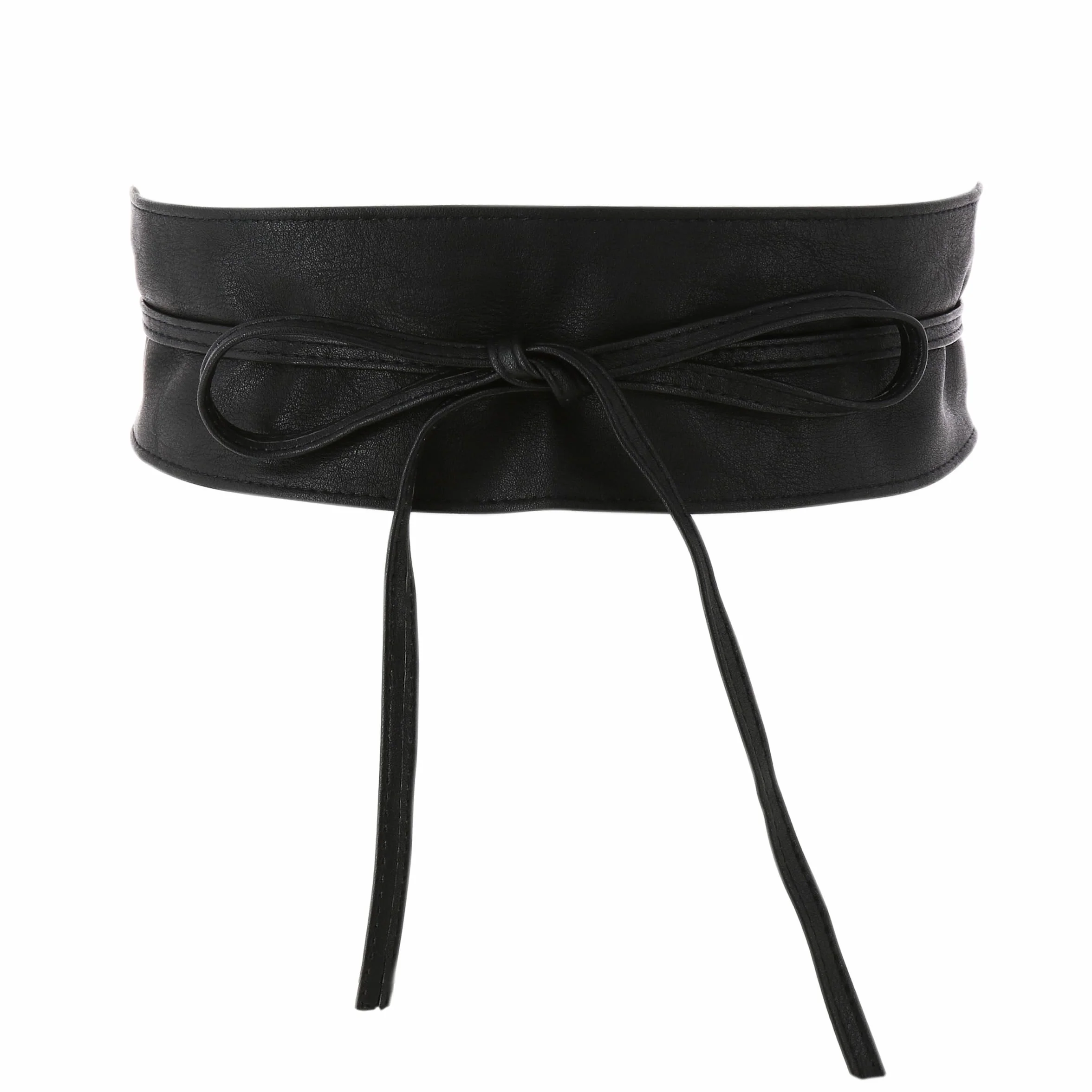 FASHIONGEN Cinturón de Mujer Obi Ancha de Cuero sintética, para Vestido