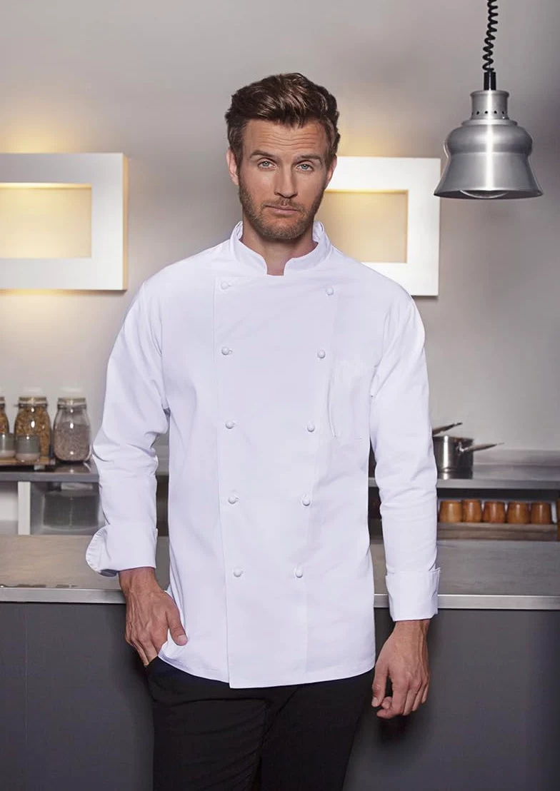 Karlowsky Chaqueta de cocinero Basic blanco - talla L