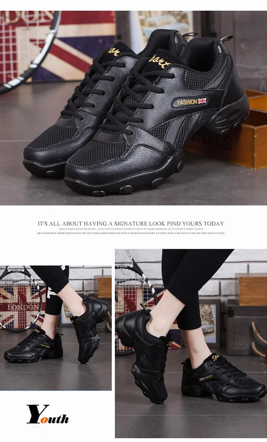 Zapatos Baile Latino para Hombre Comodos Transpirable Slip On Zapatillas Jazz Calzado de Baile Danza Moderna
