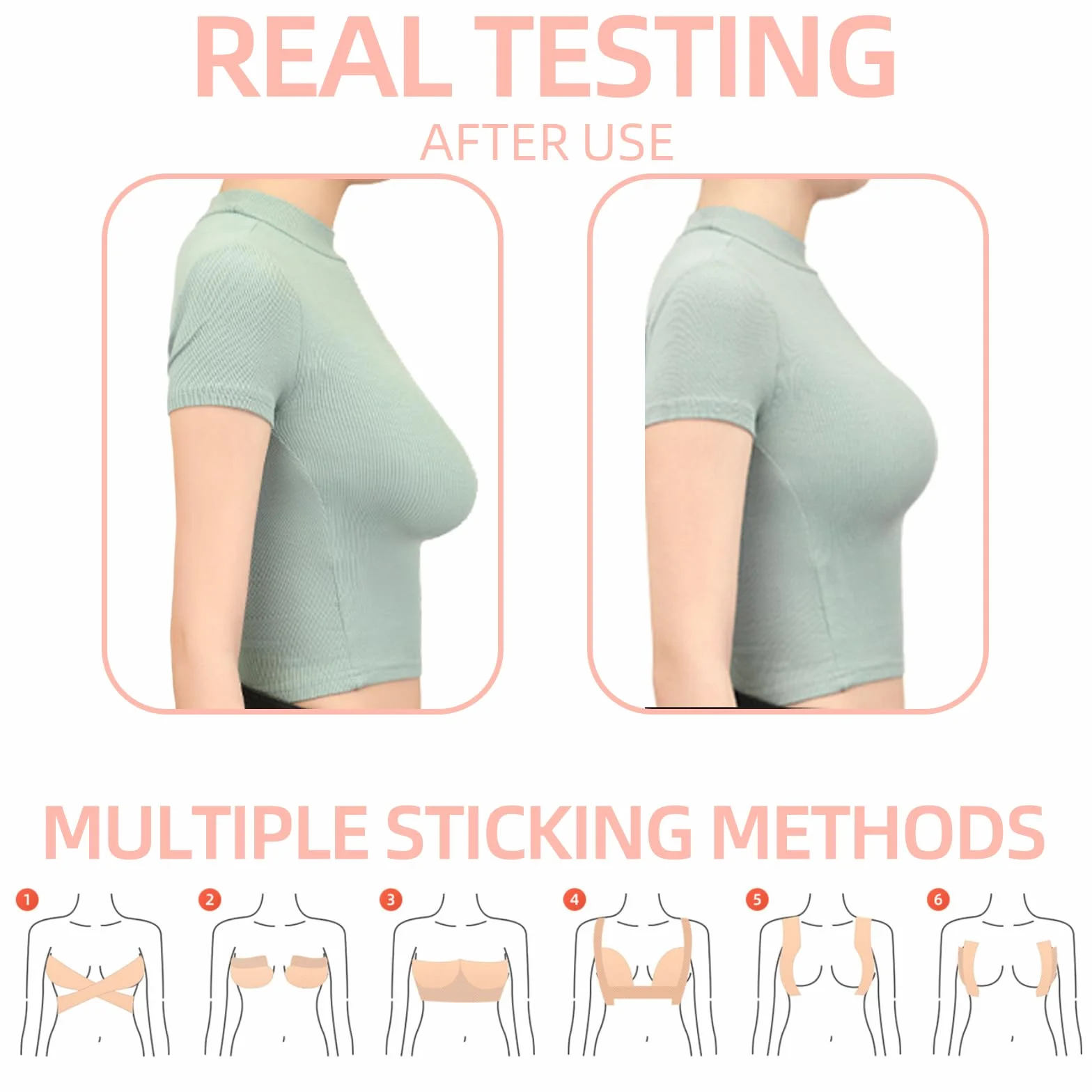 Zynxel Boob Tape 5m Sujetadores Adhesivos Push Up Reutilizables Invisibles Copa A-E