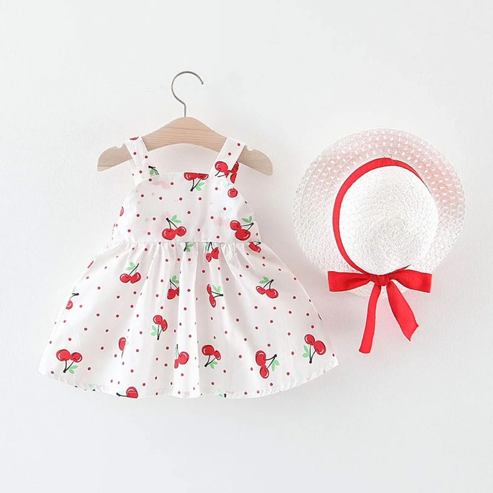Generisch Chándal para niños, traje de princesa para niñas, vestidos de bebé, gorro de arco, sin mangas, ropa y conjunto de sudaderas