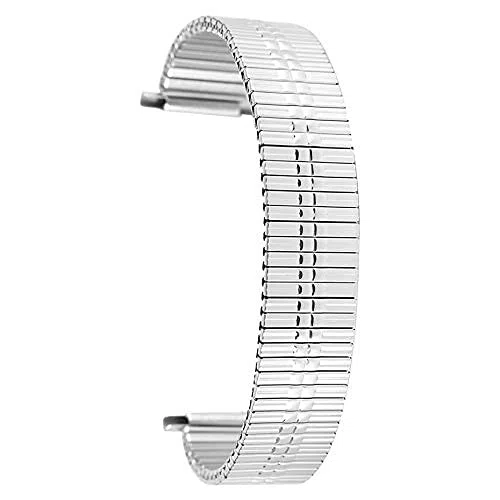 Correa de Reloj, extensión elástica, repuestos de Correa de Reloj de Acero Inoxidable para Hombres y Mujeres, Correa de Brazalete de Reloj sin Hebilla