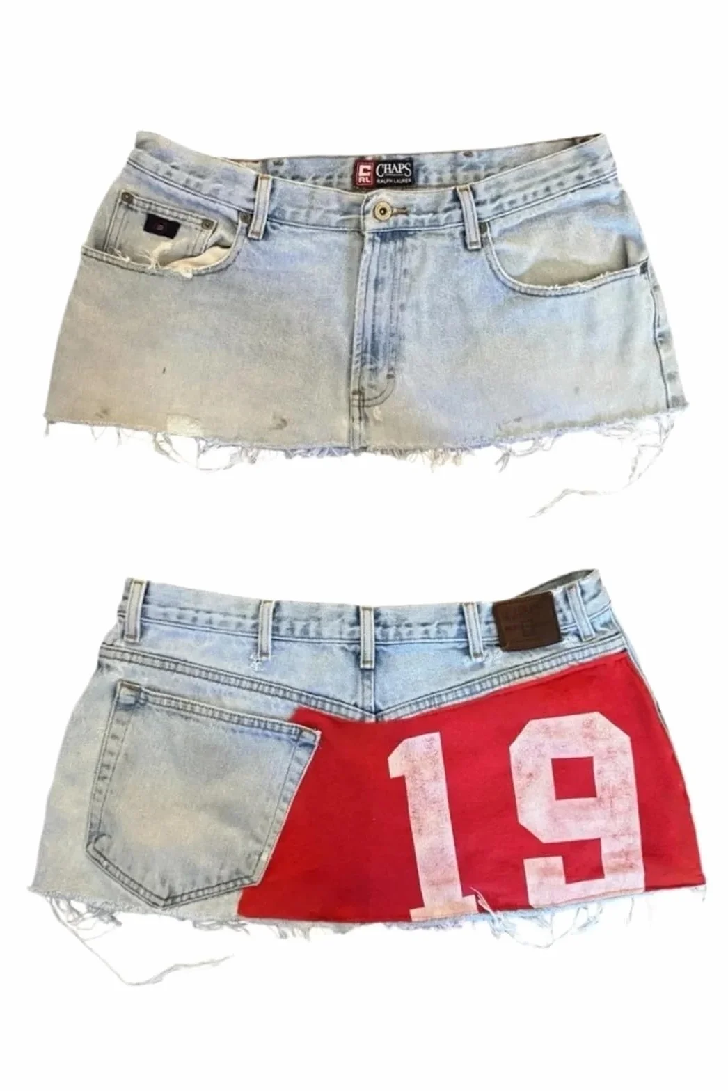 Falda Corta de Mezclilla Vintage Cintura Alta Mini Falda Mujer Sexy para Mujer