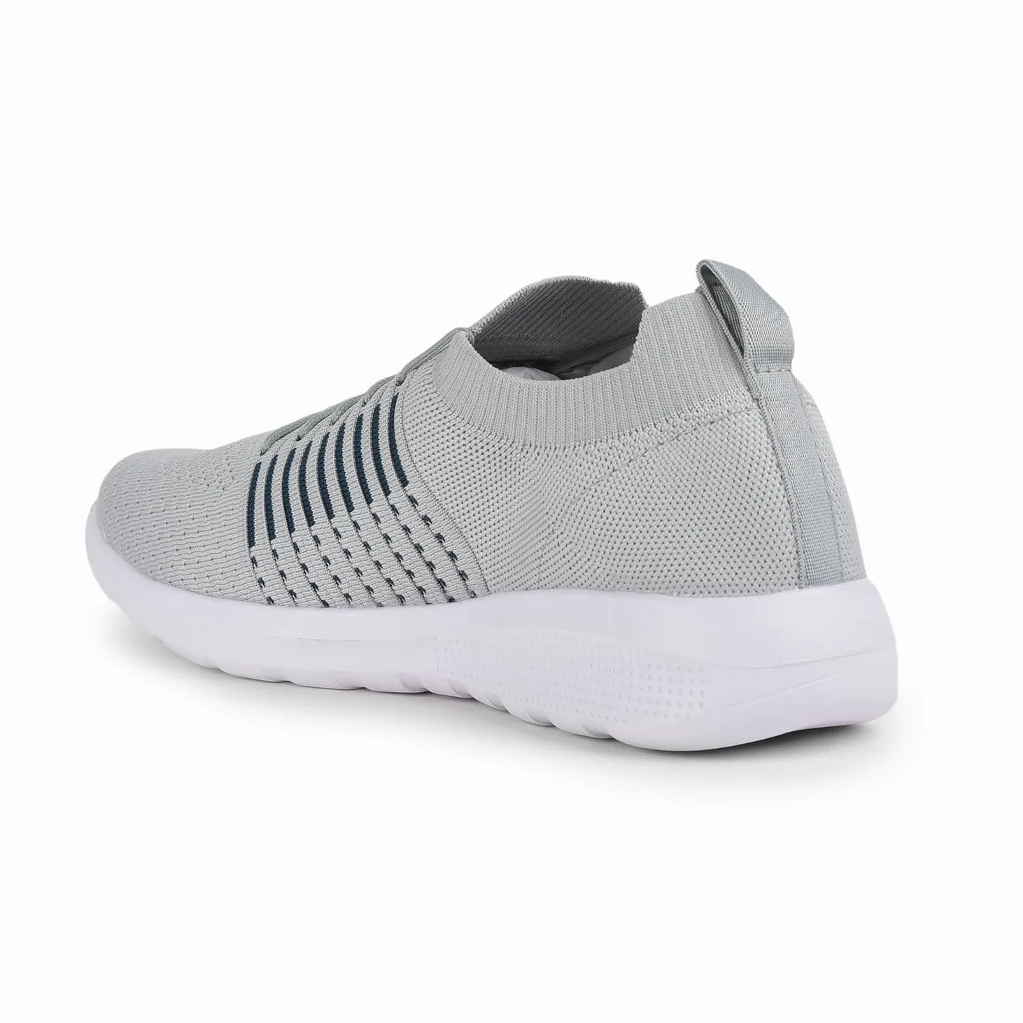 JQR MOJ 402 - Zapatos deportivos para hombre, para correr, caminar, ir al gimnasio, entrenamiento, elegantes, transpirables, ligeros, cómodos, L.GRY/C.GRN, 6 UK