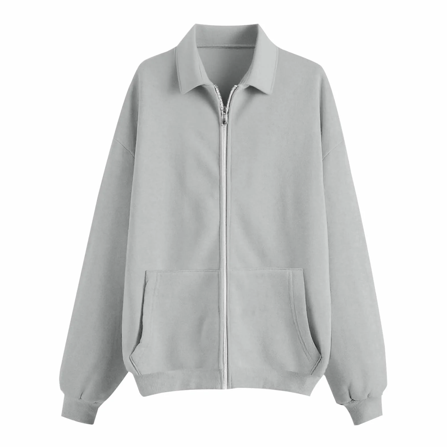 Chaqueta deportiva para mujer, sudadera con cremallera, forro polar, invierno